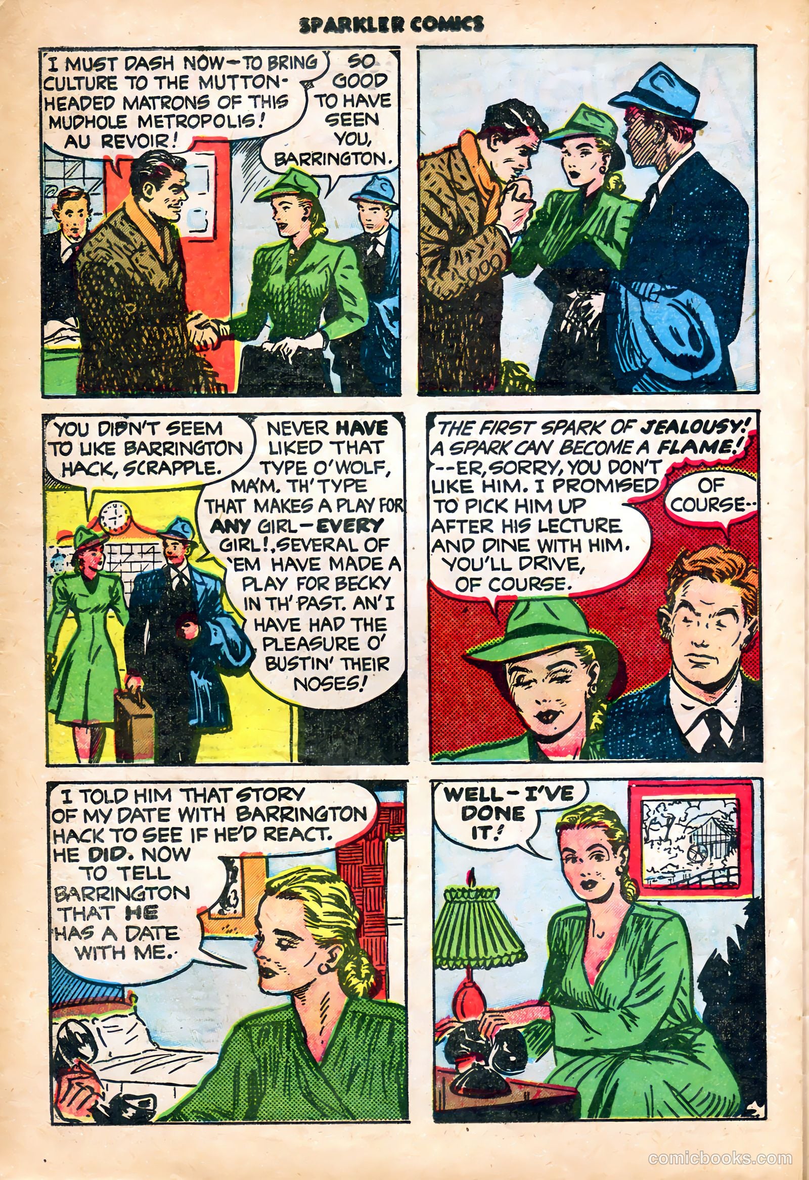 Sparkler Comics #87 (1949) — page 14 of 28