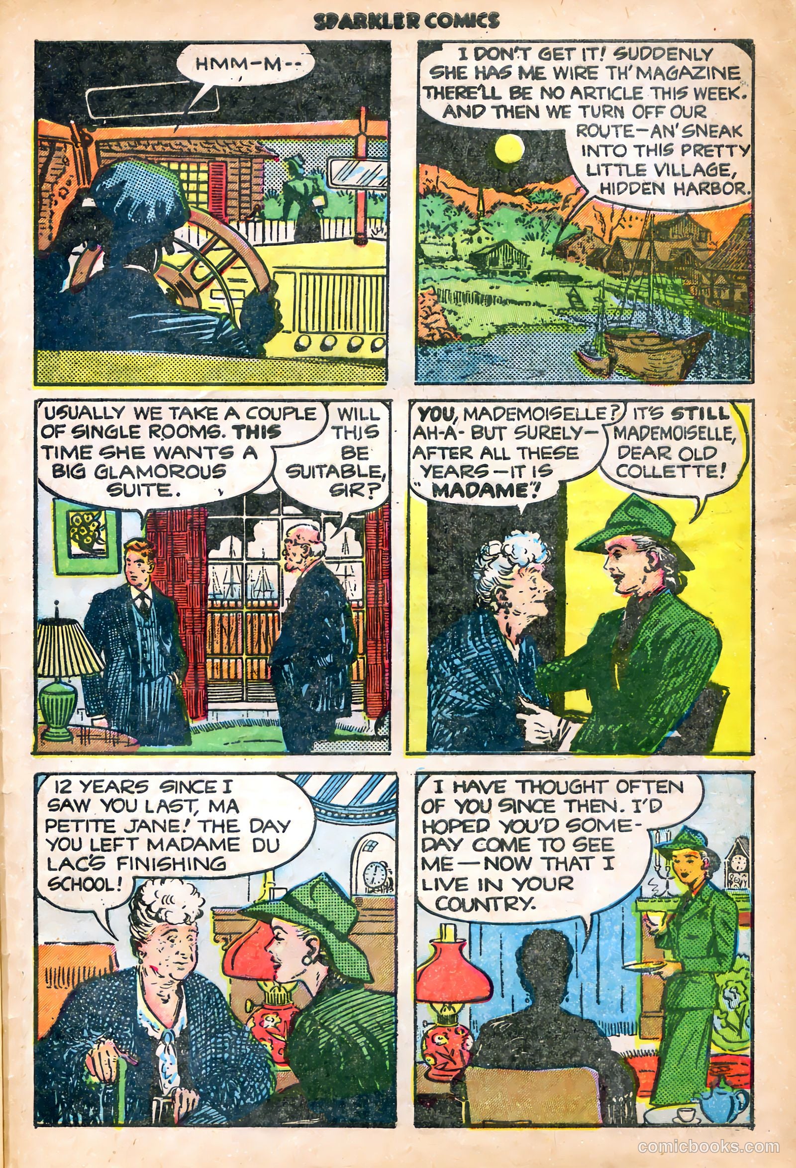 Sparkler Comics #87 (1949) — page 21 of 28