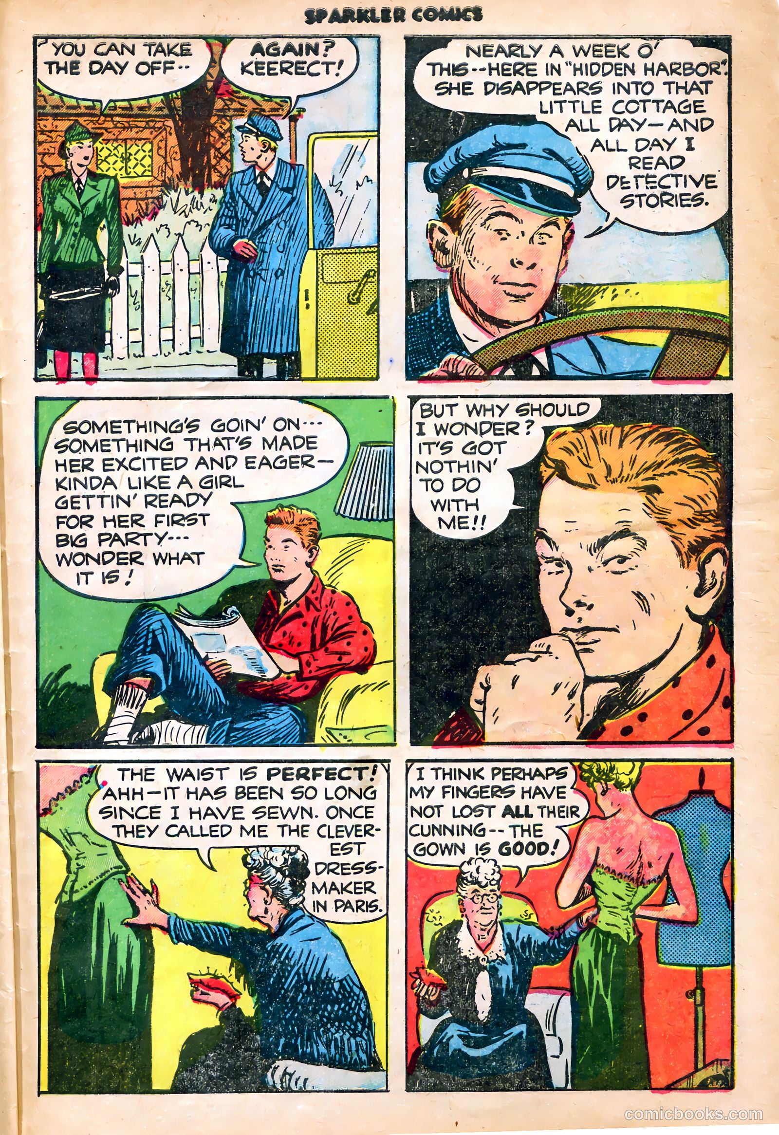 Sparkler Comics #87 (1949) — page 23 of 28