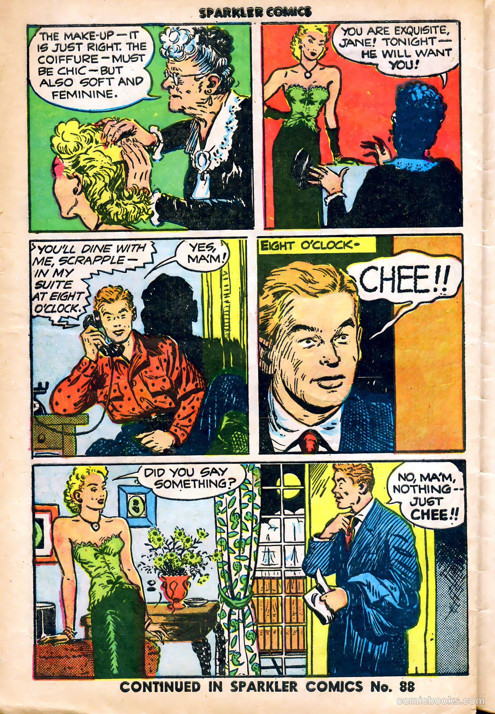Sparkler Comics #87 (1949) — page 24 of 28