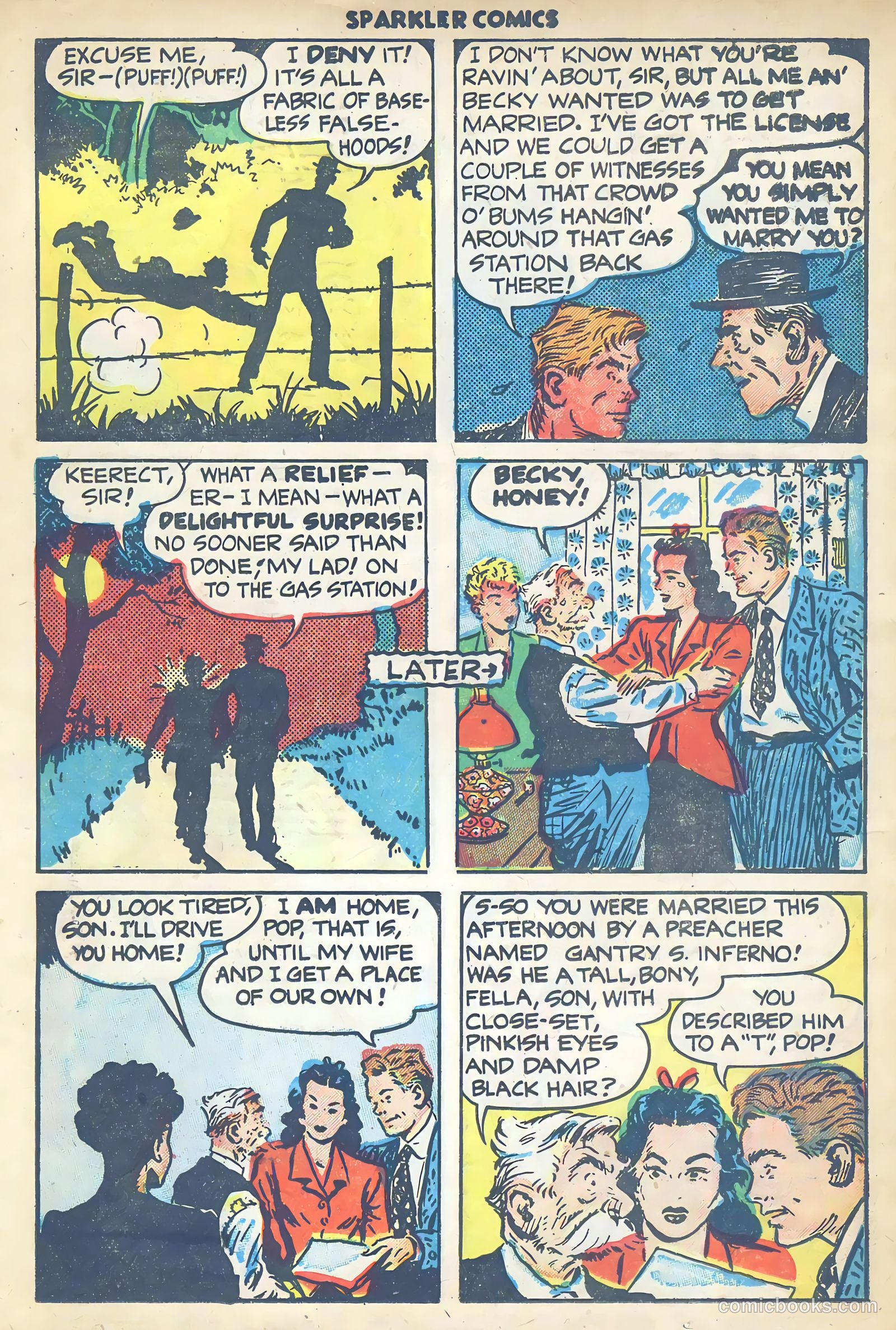 Sparkler Comics #88 (1949) — page 7 of 28