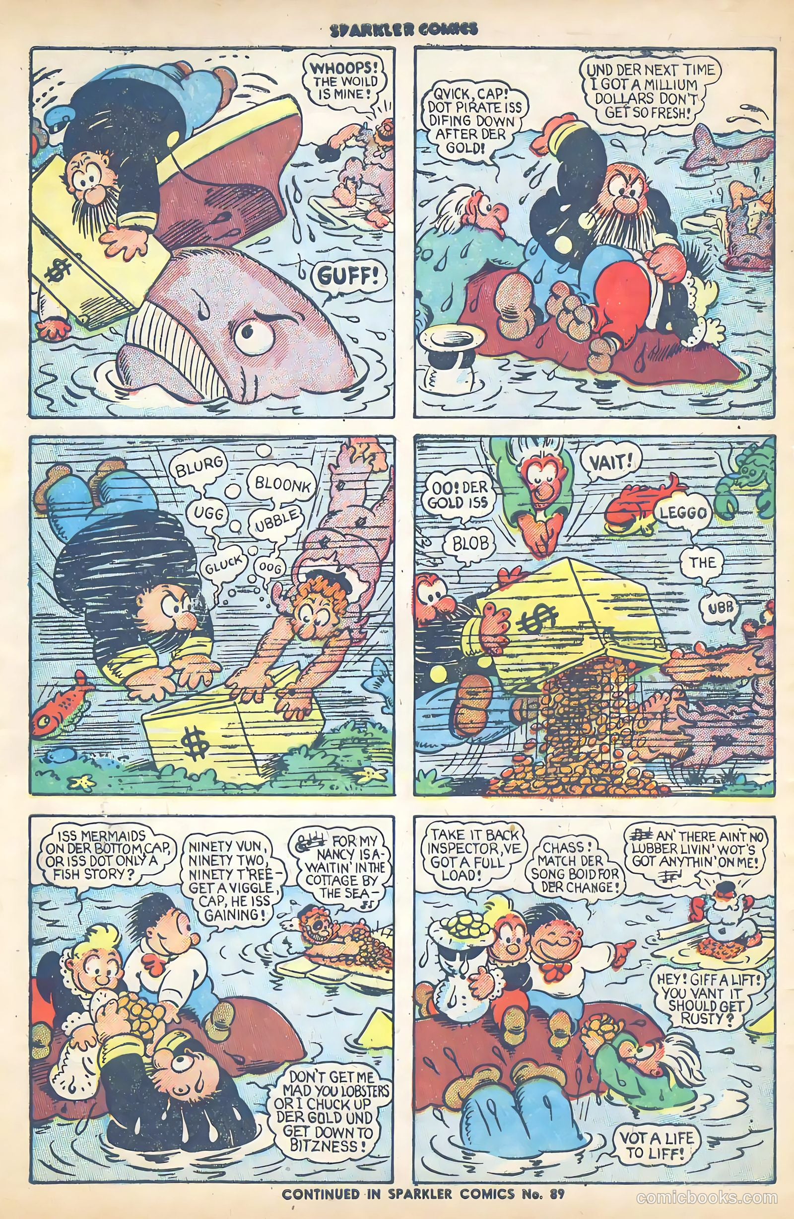 Sparkler Comics #88 (1949) — page 24 of 28