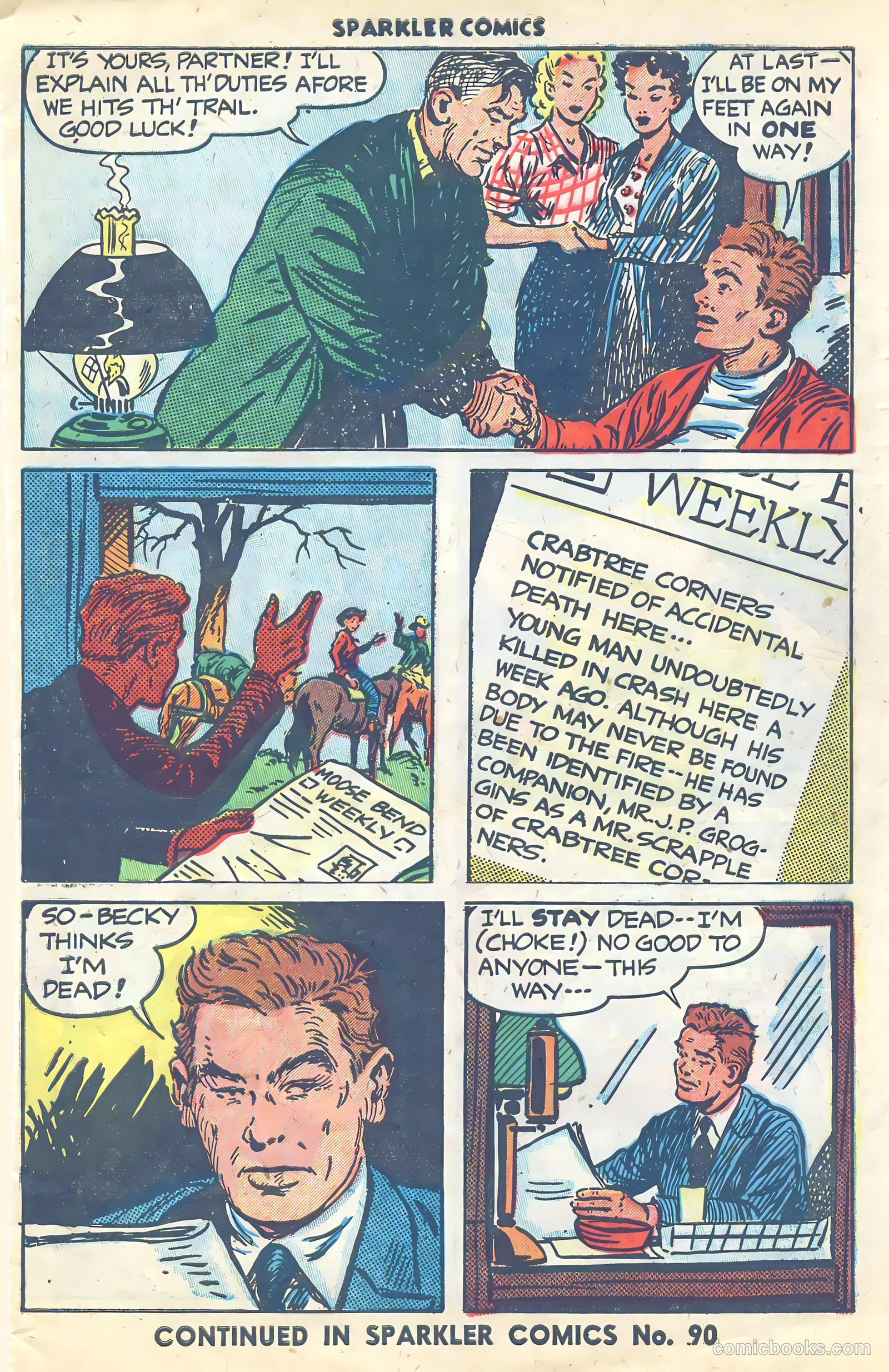 Sparkler Comics #89 (1949) — page 22 of 27