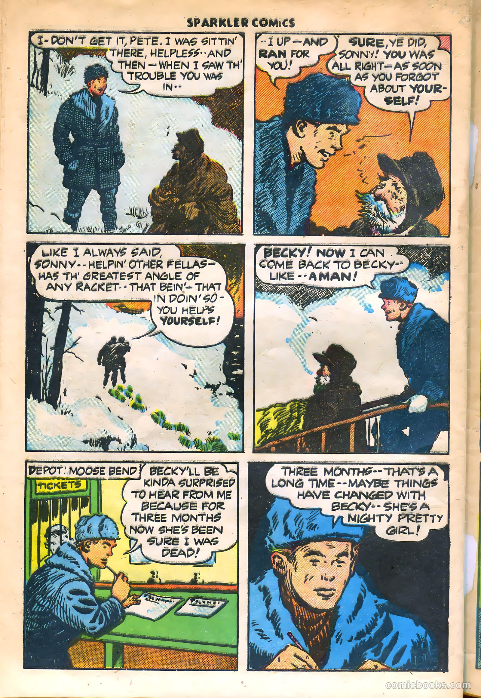 Sparkler Comics #90 (1949) — page 19 of 31