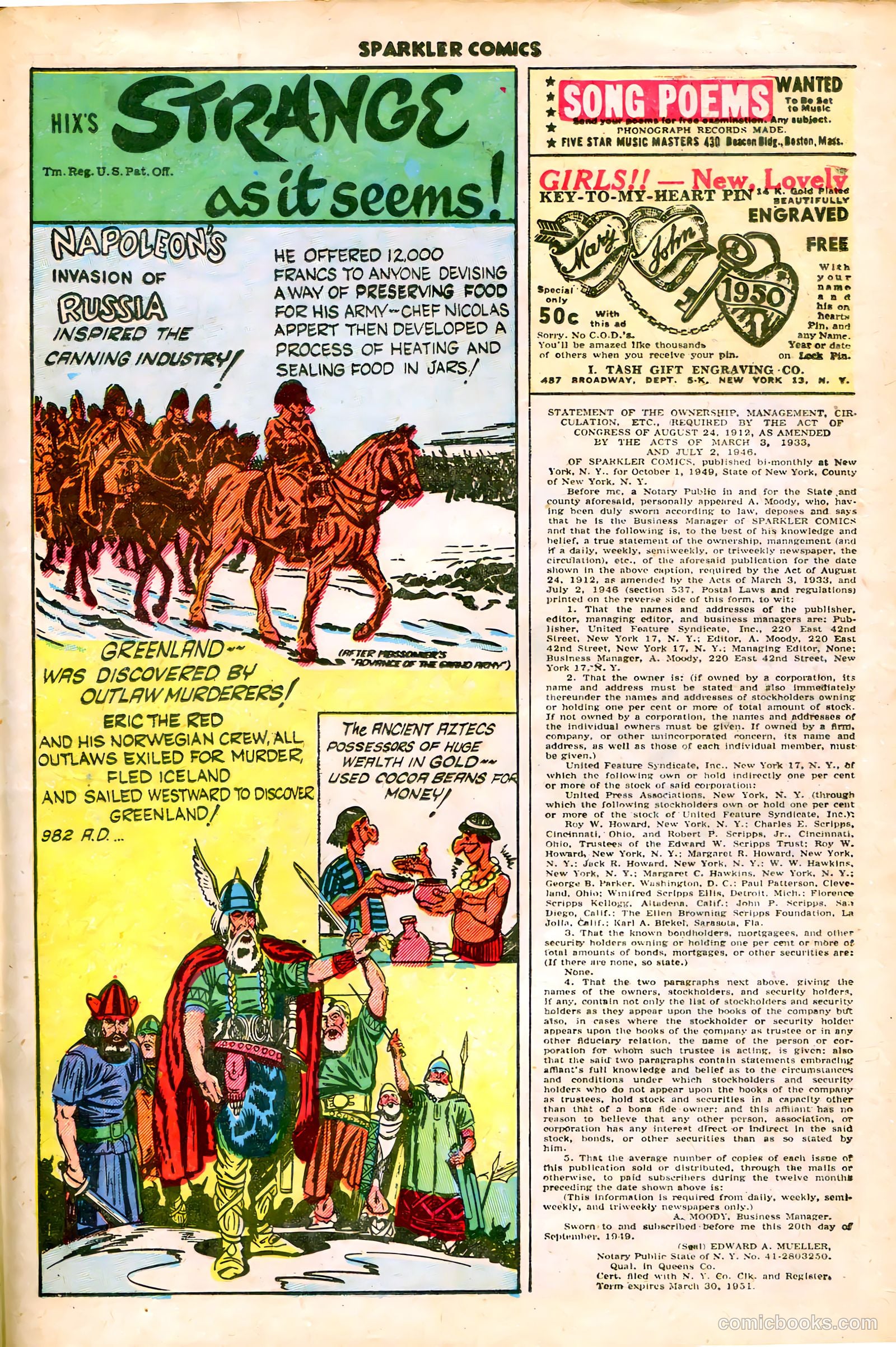 Sparkler Comics #91 (1950) — page 12 of 31