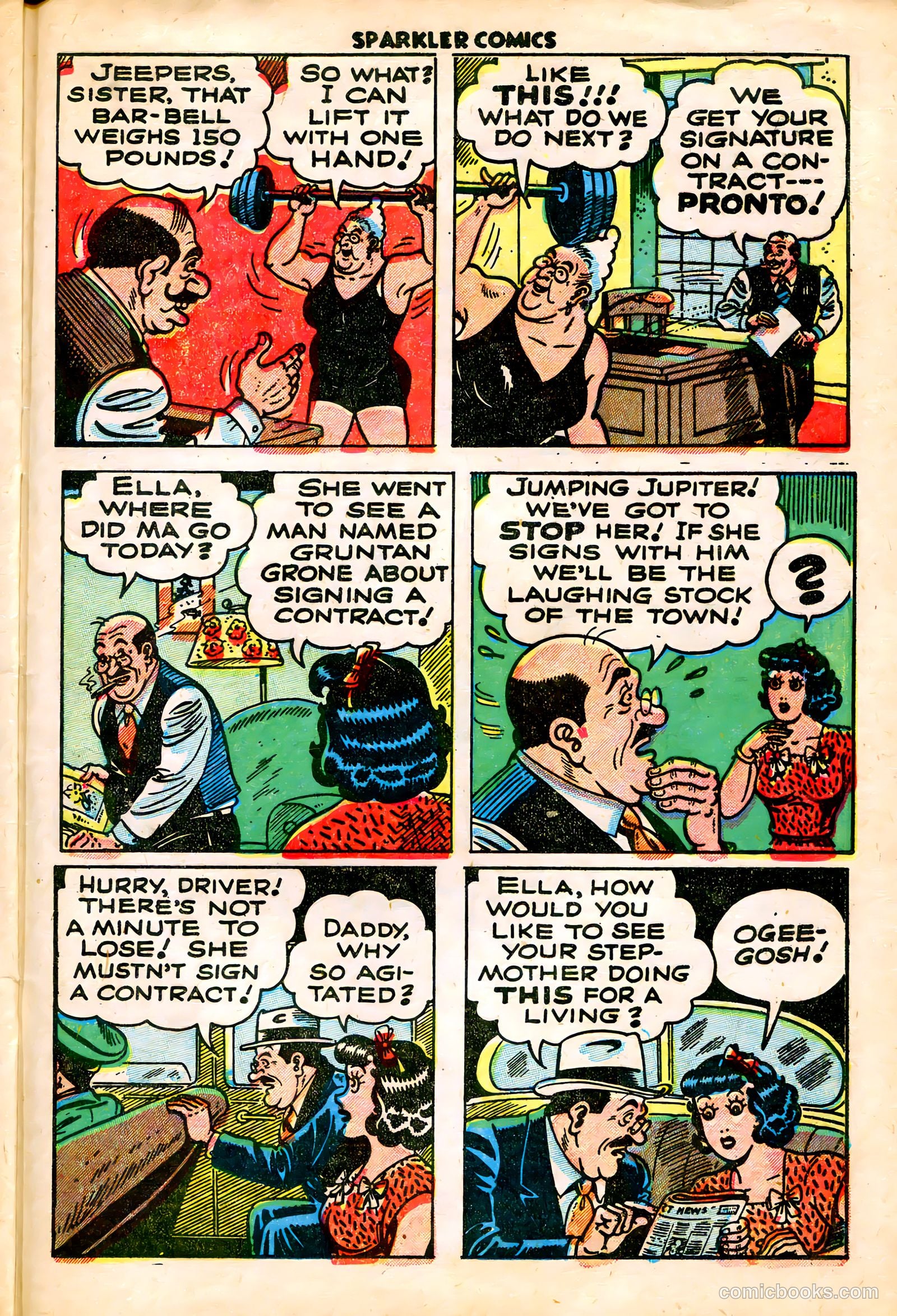 Sparkler Comics #91 (1950) — page 14 of 31