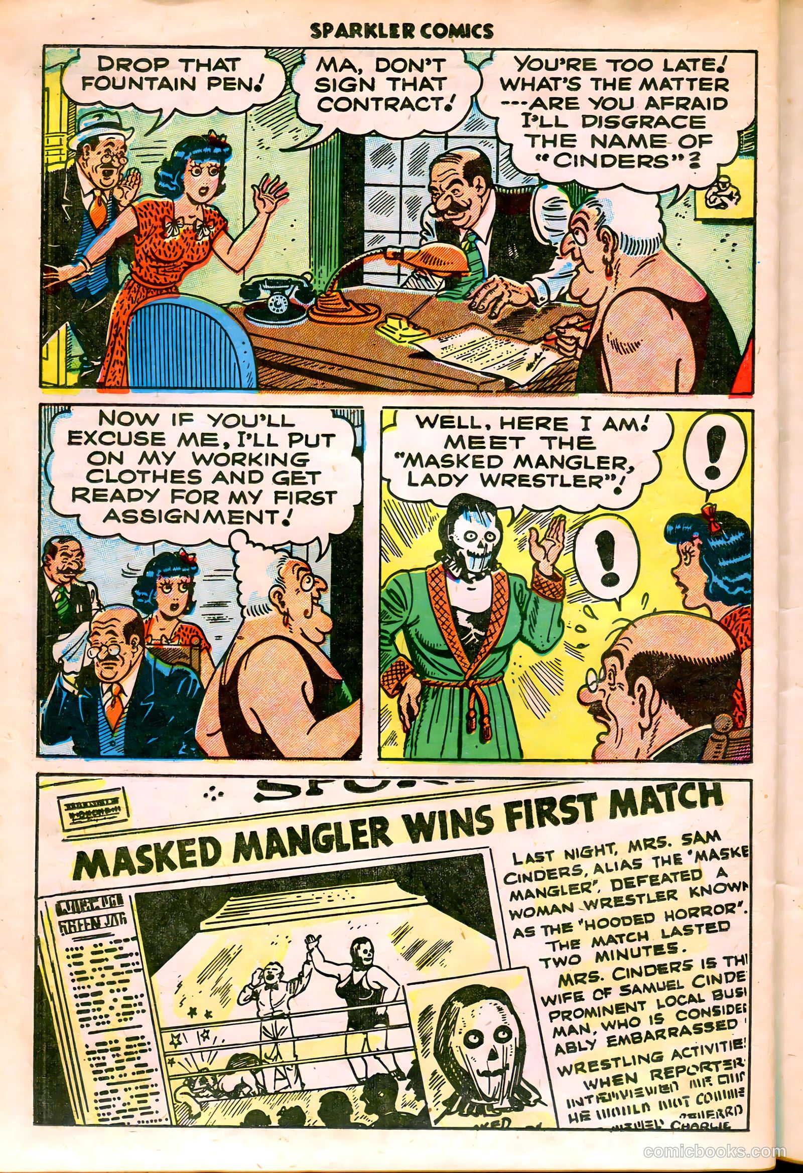Sparkler Comics #91 (1950) — page 15 of 31