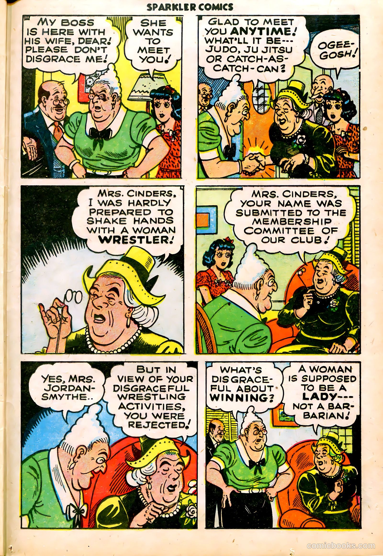 Sparkler Comics #91 (1950) — page 16 of 31