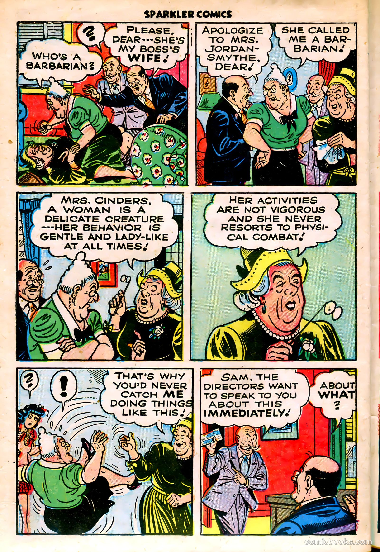 Sparkler Comics #91 (1950) — page 17 of 31