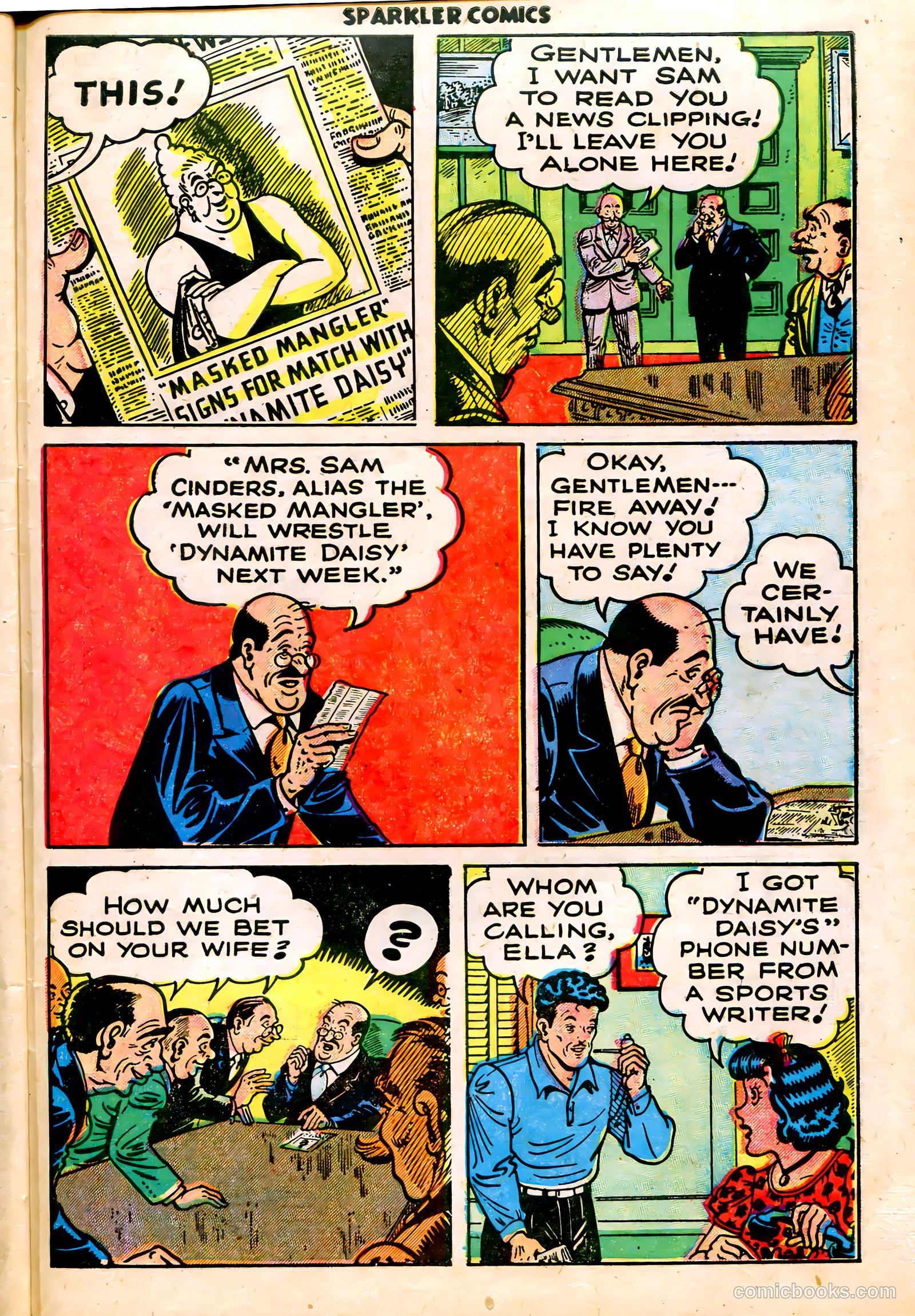 Sparkler Comics #91 (1950) — page 18 of 31