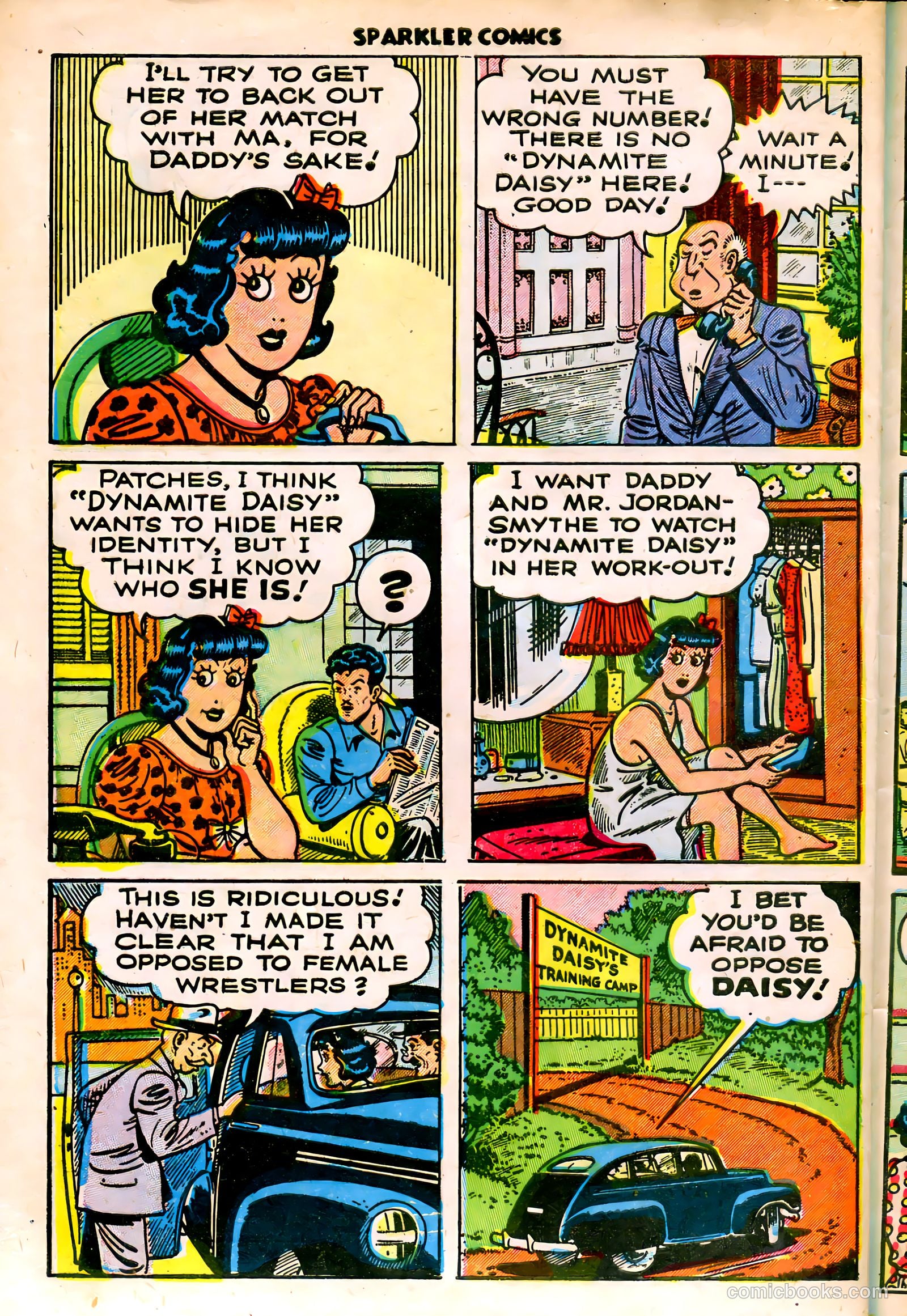 Sparkler Comics #91 (1950) — page 19 of 31