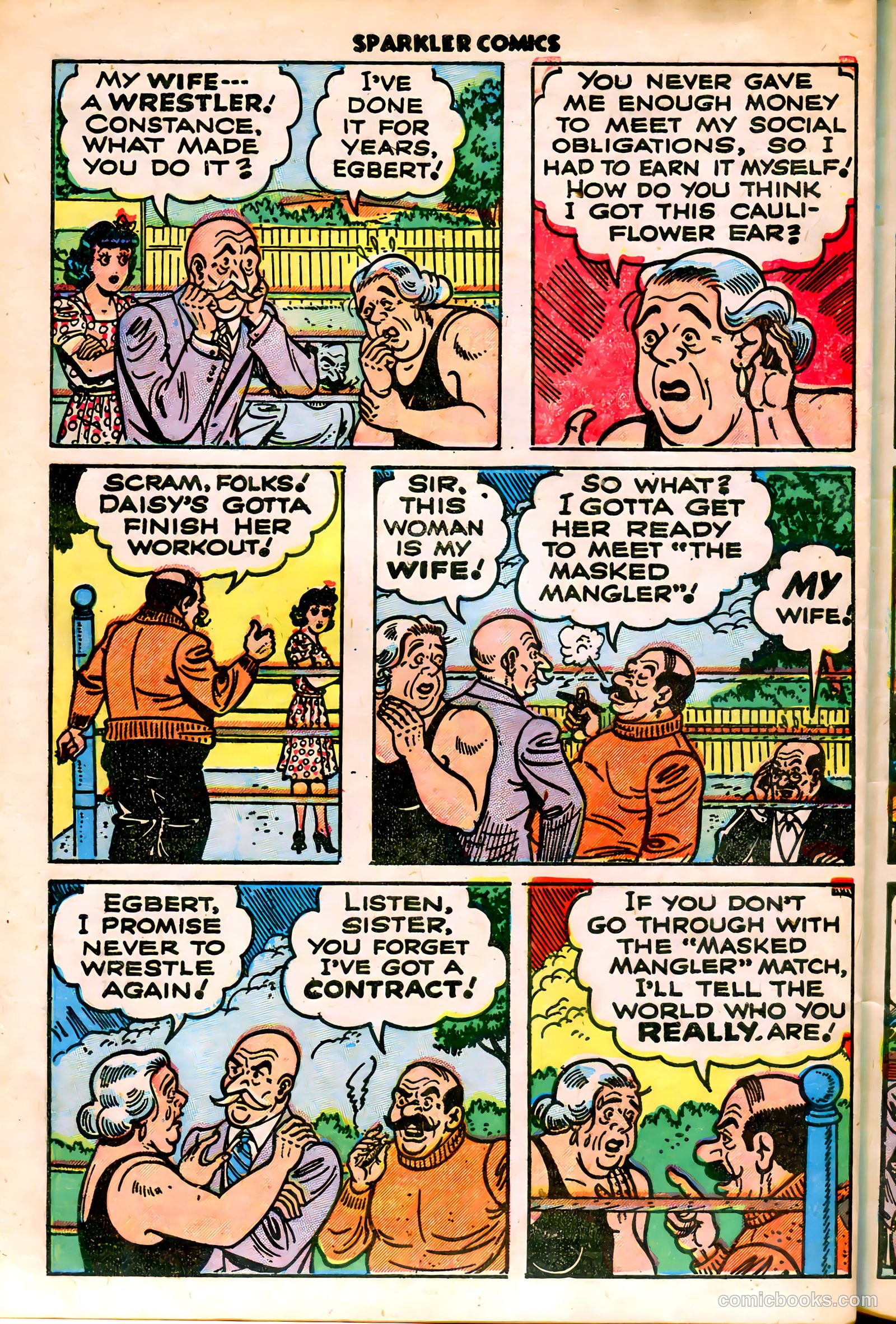 Sparkler Comics #91 (1950) — page 21 of 31