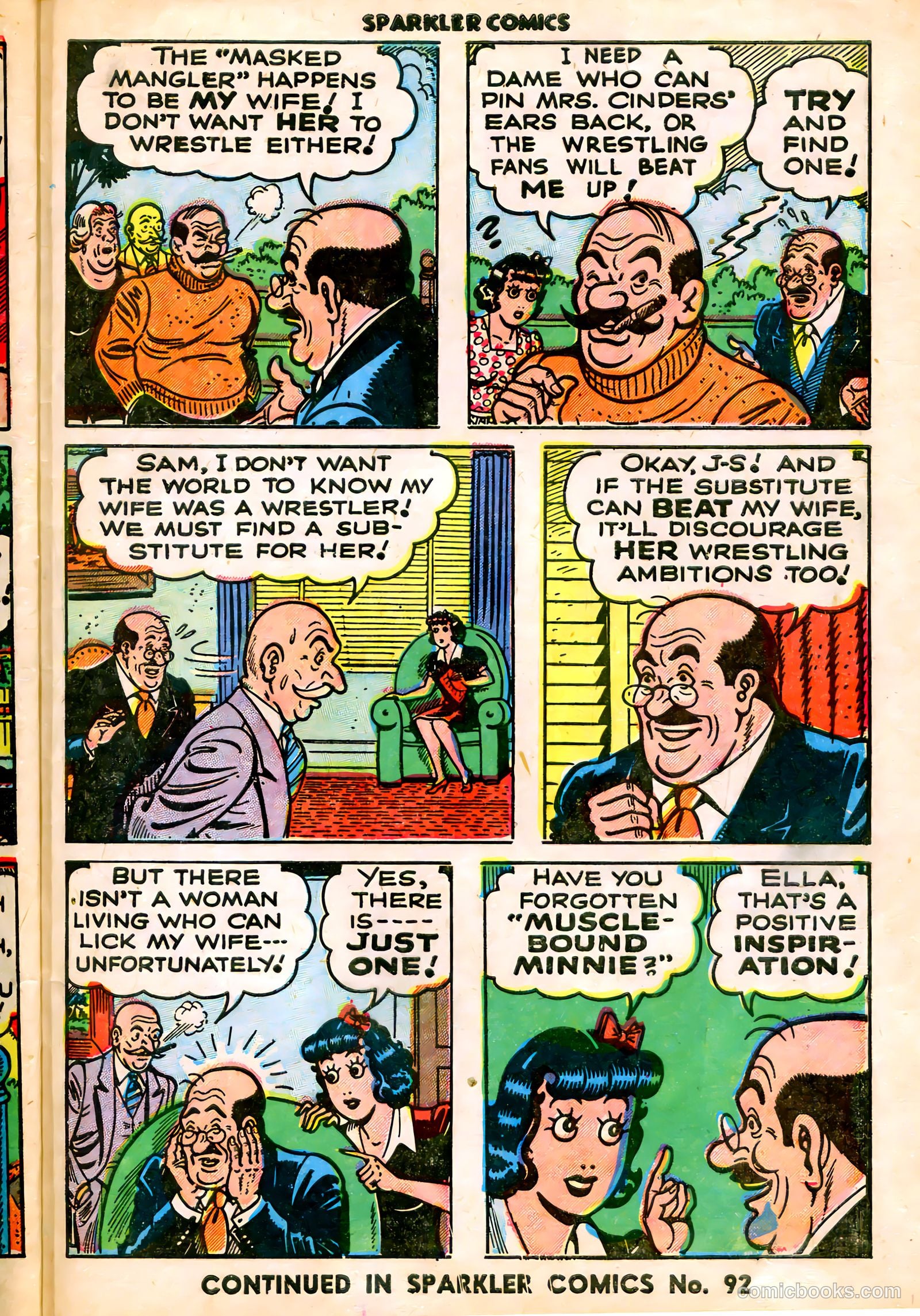 Sparkler Comics #91 (1950) — page 22 of 31