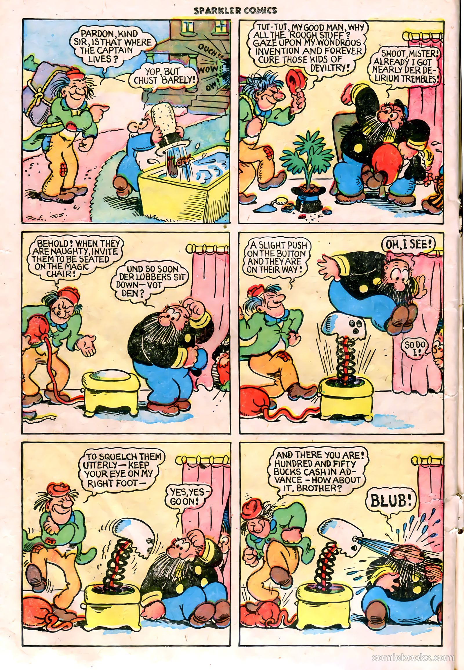 Sparkler Comics #92 (1950) — page 8 of 31