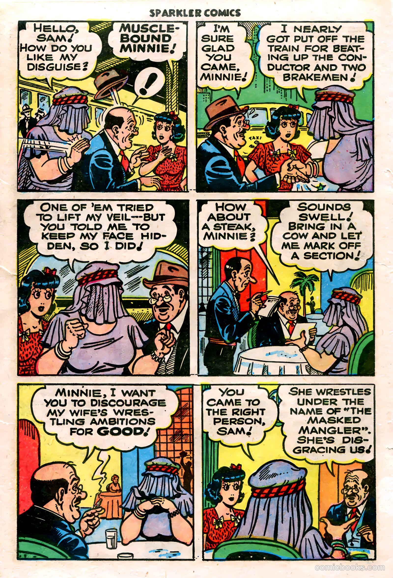 Sparkler Comics #92 (1950) — page 18 of 31