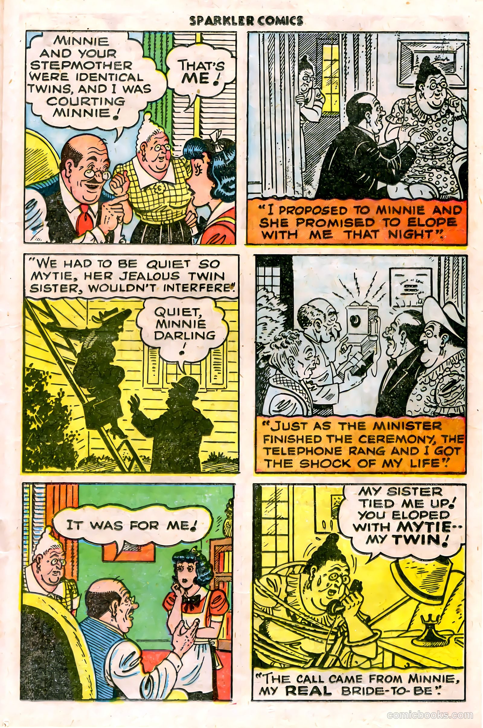 Sparkler Comics #92 (1950) — page 25 of 31