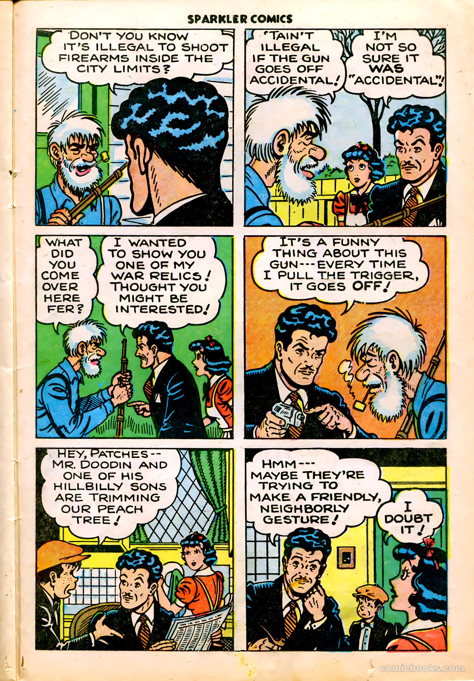 Sparkler Comics #93 (1950) — page 16 of 27