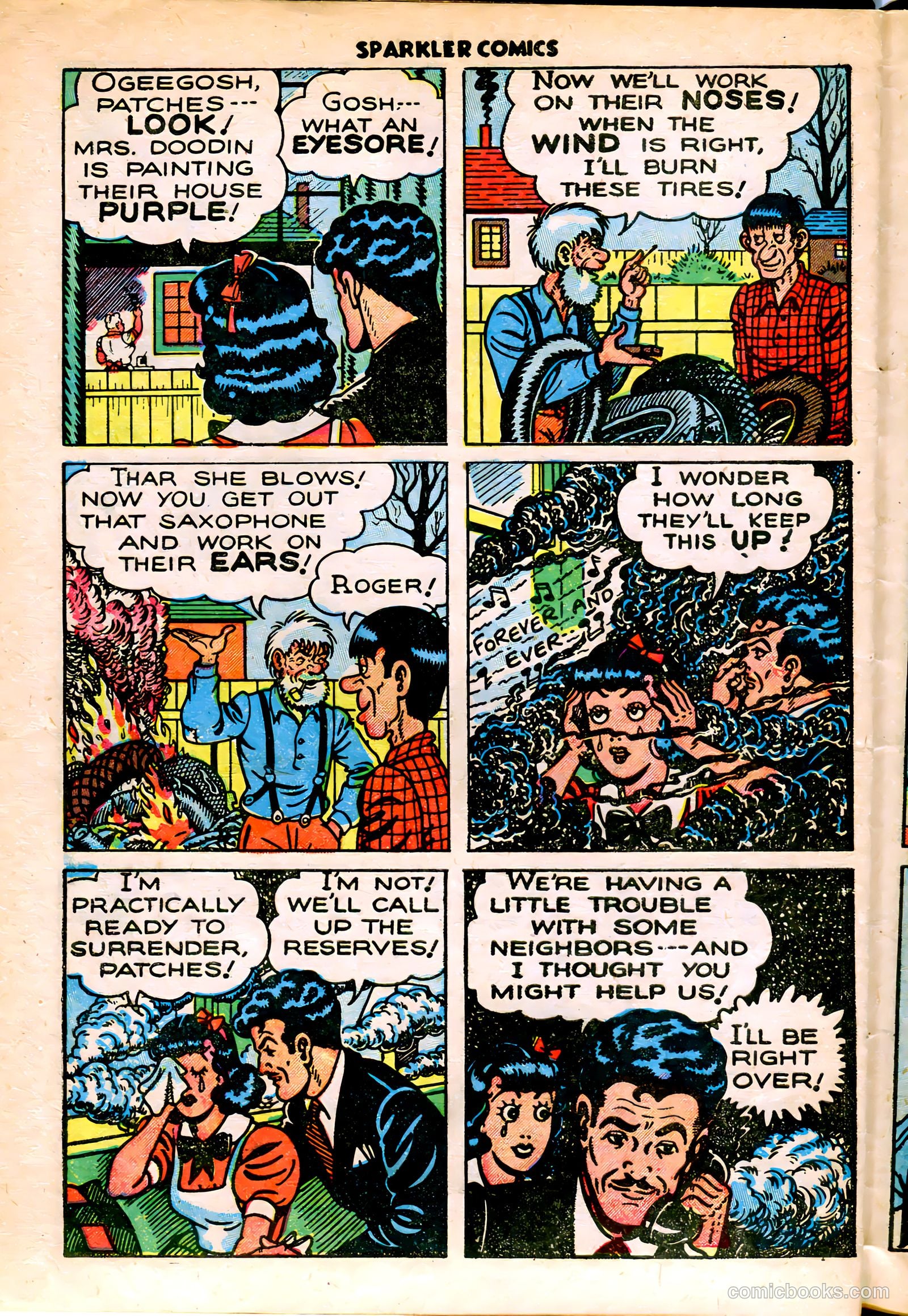 Sparkler Comics #93 (1950) — page 21 of 27