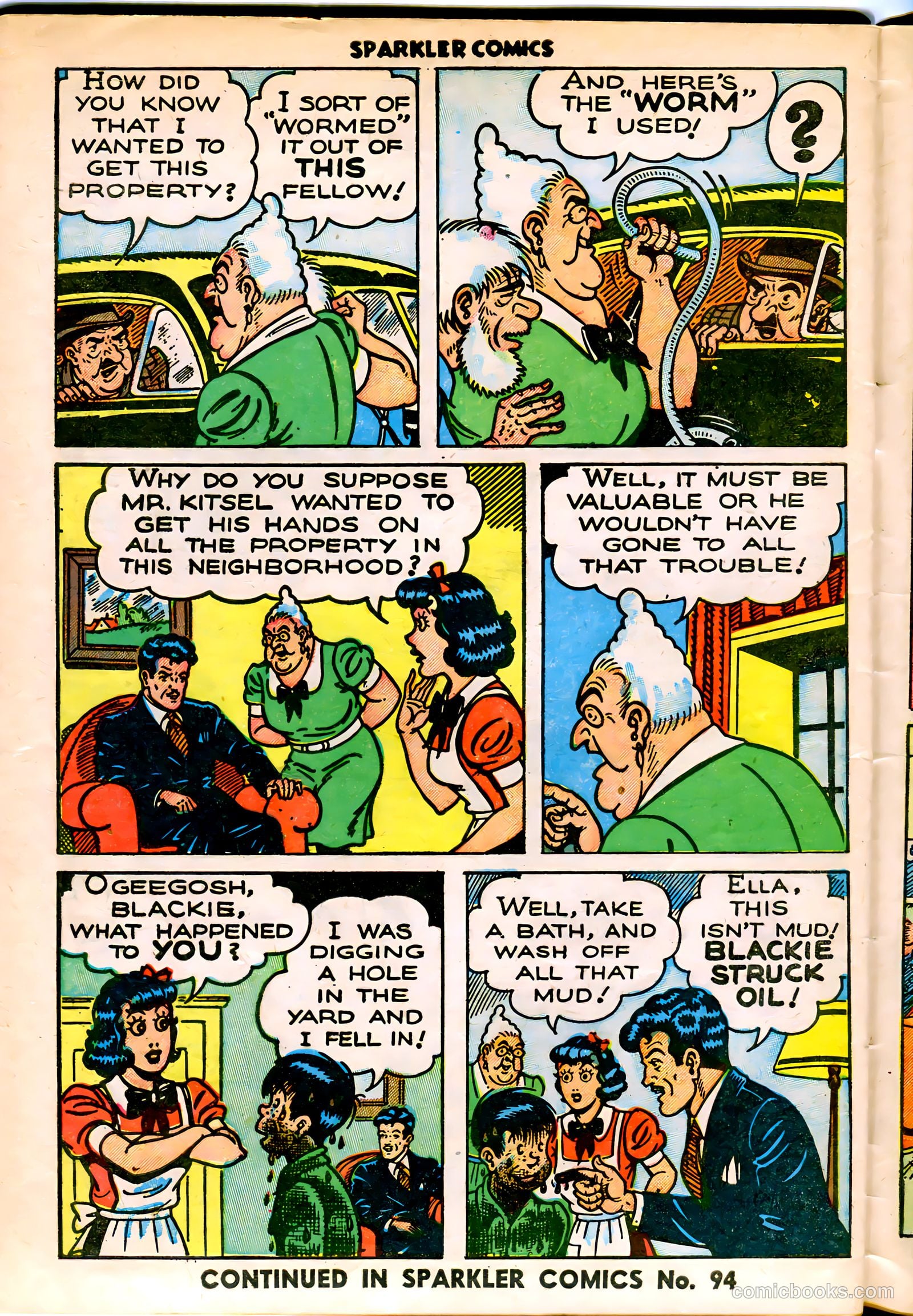 Sparkler Comics #93 (1950) — page 23 of 27