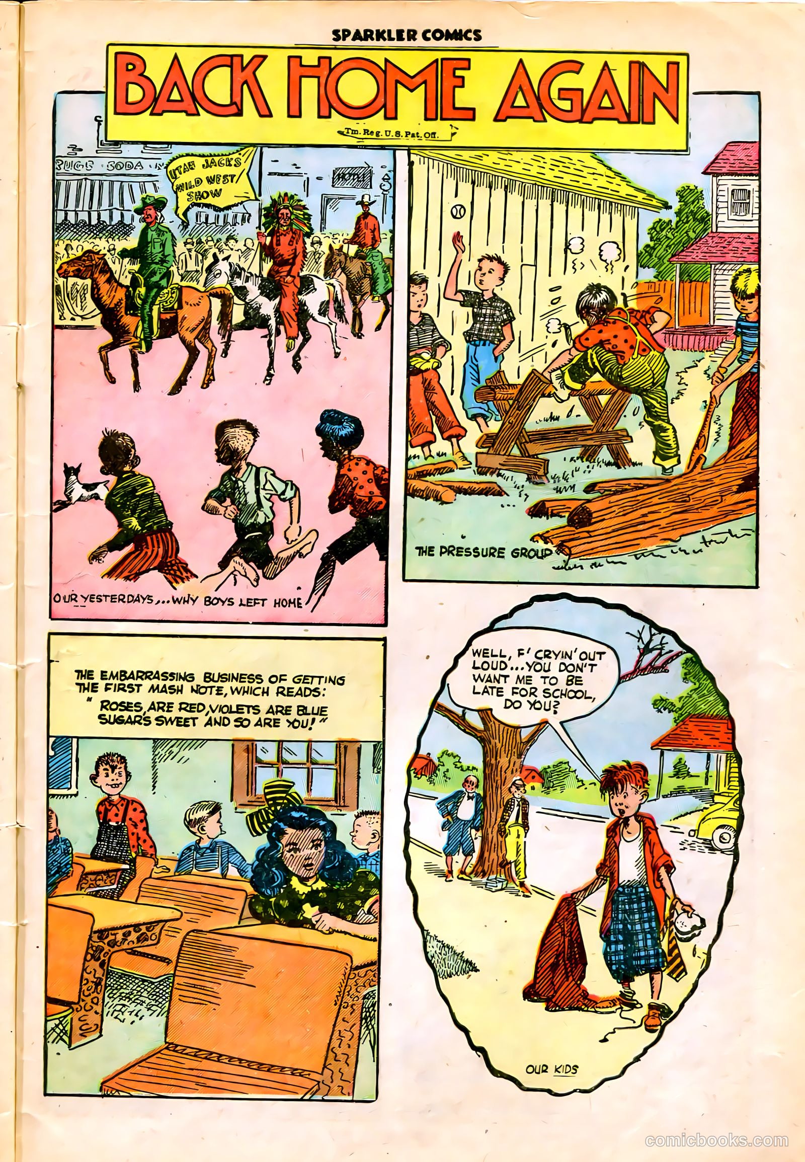 Sparkler Comics #93 (1950) — page 24 of 27
