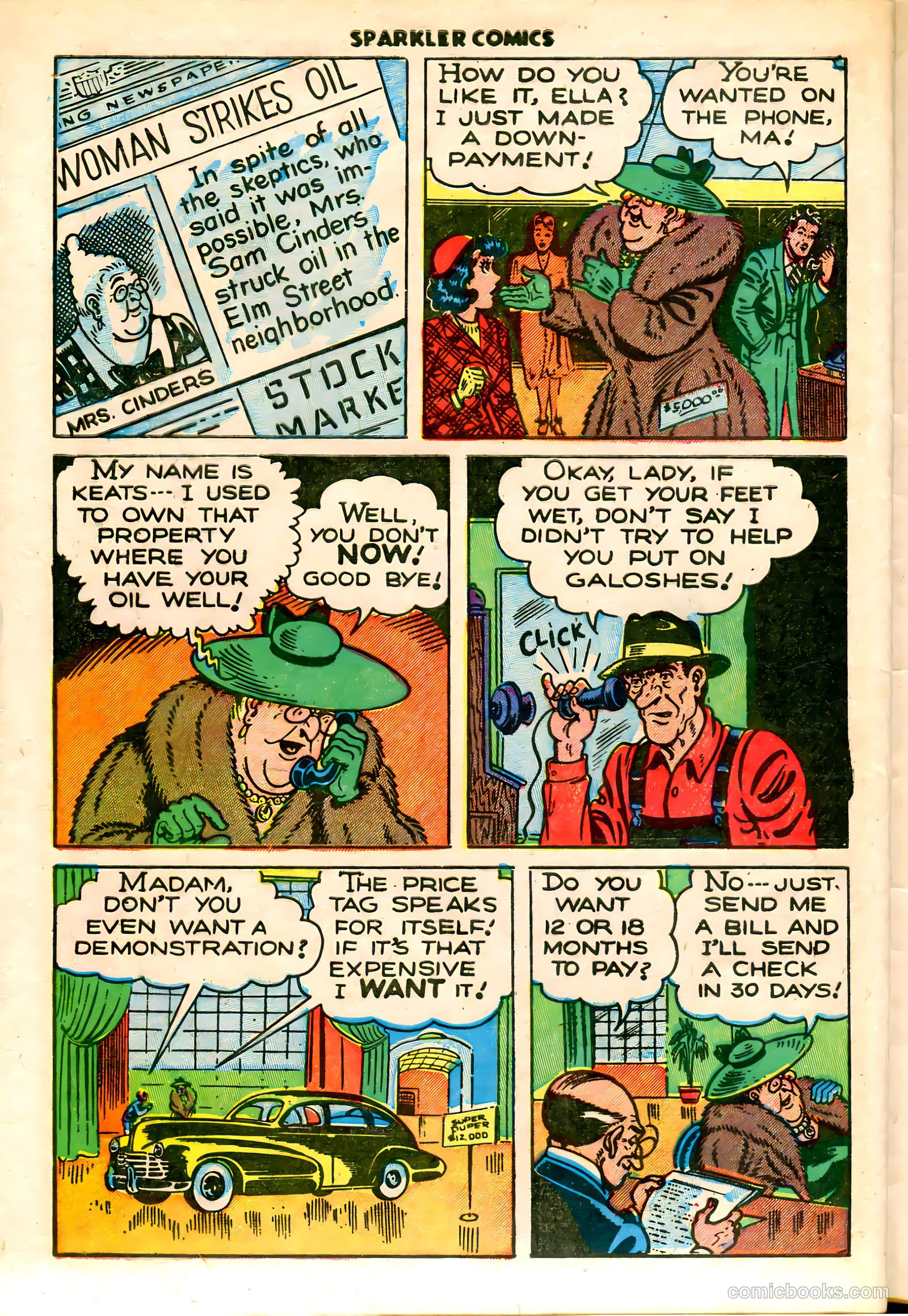 Sparkler Comics #94 (1950) — page 19 of 27