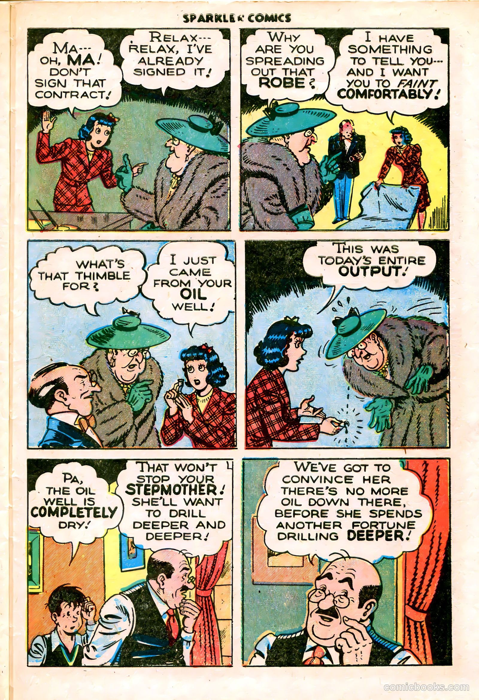 Sparkler Comics #94 (1950) — page 20 of 27