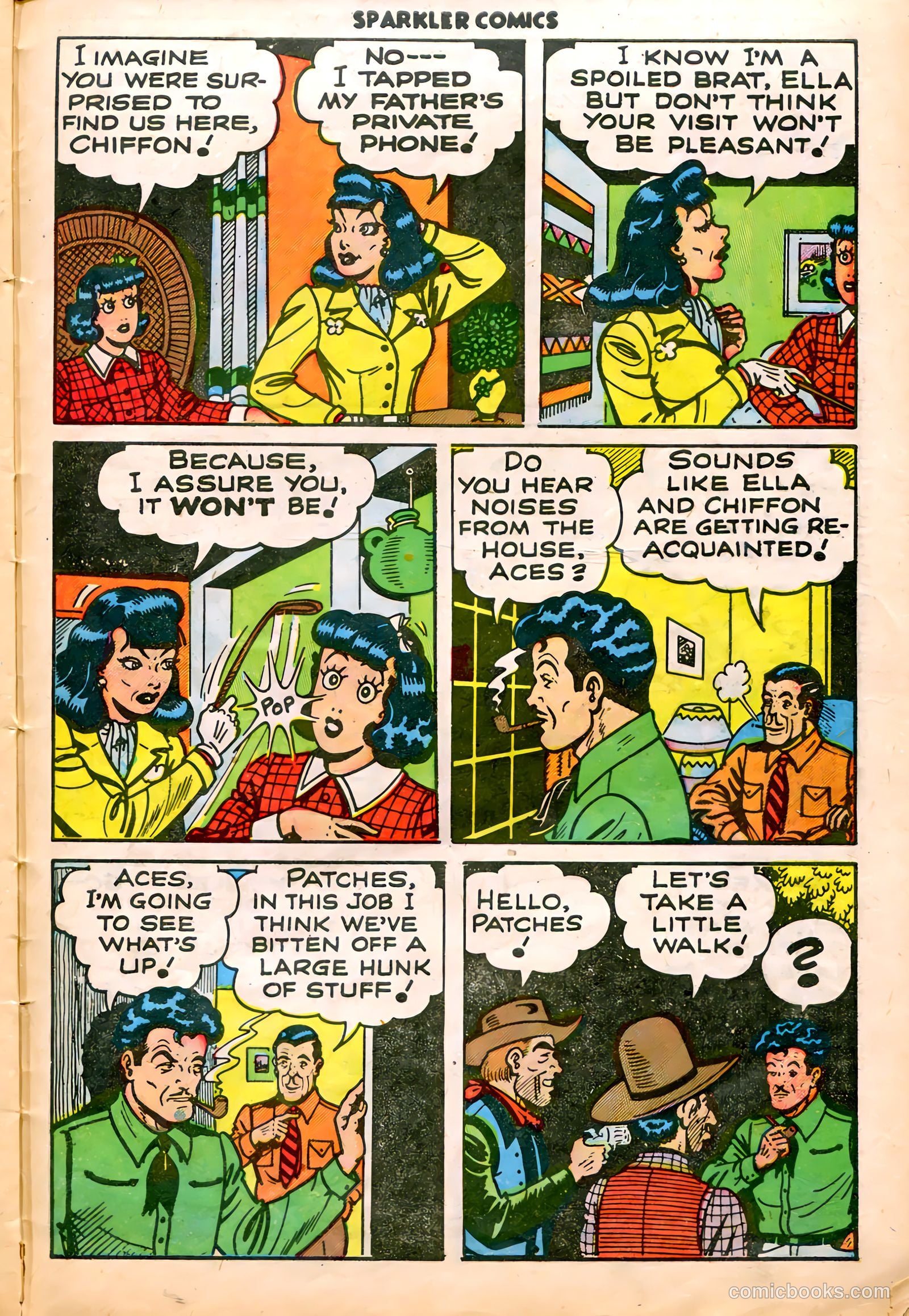 Sparkler Comics #95 (1950) — page 18 of 27