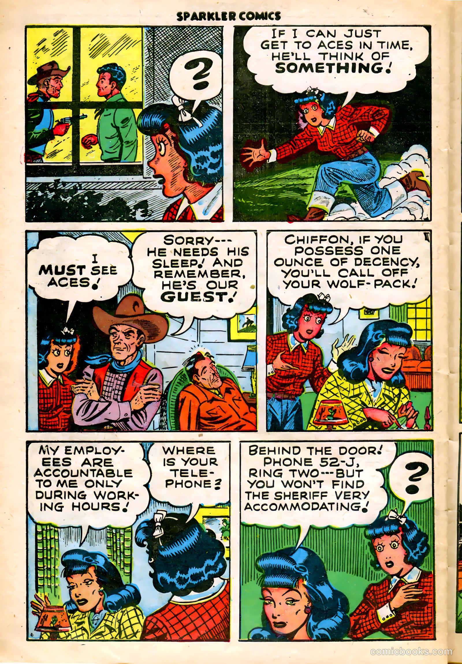 Sparkler Comics #95 (1950) — page 19 of 27
