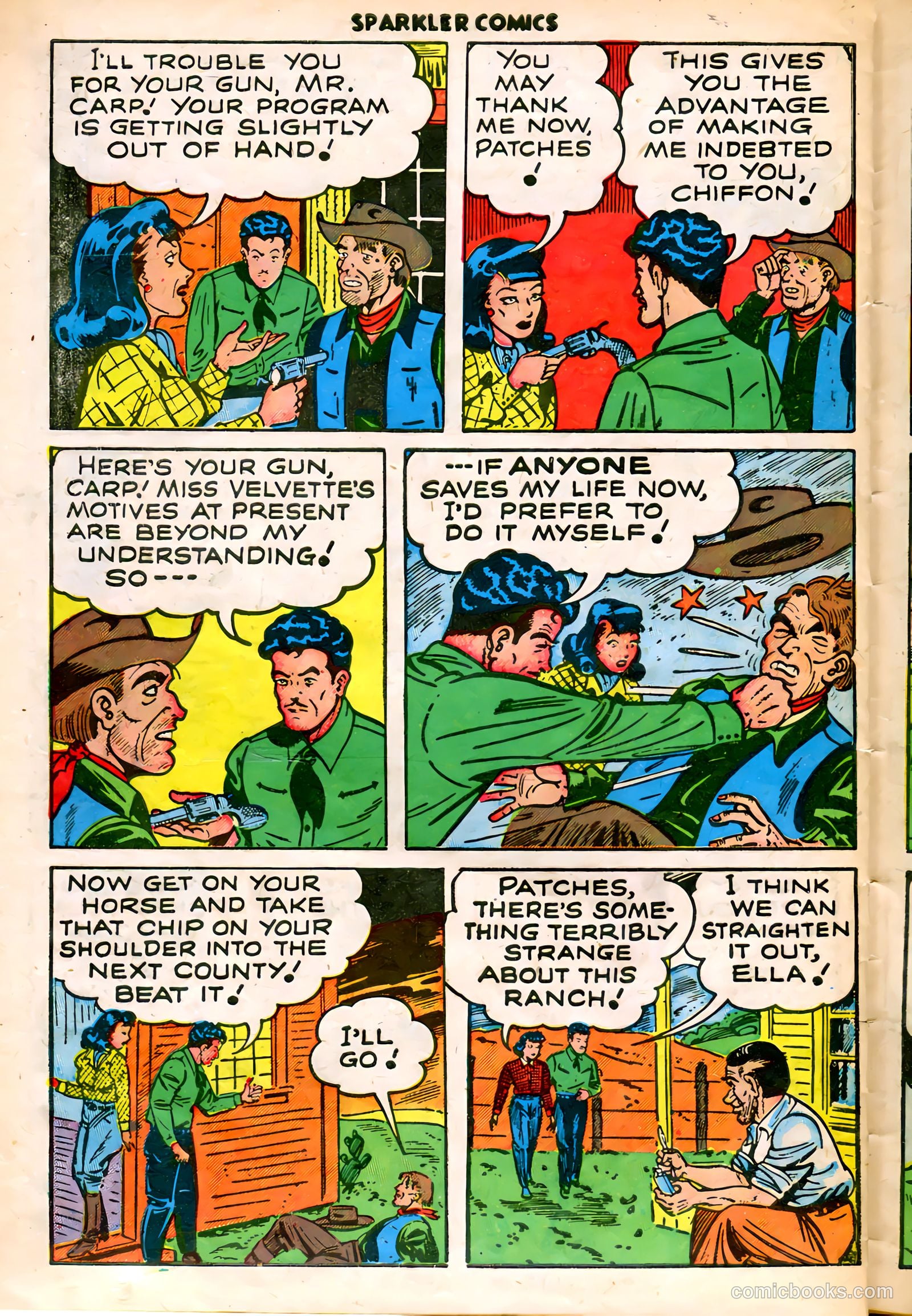 Sparkler Comics #95 (1950) — page 21 of 27