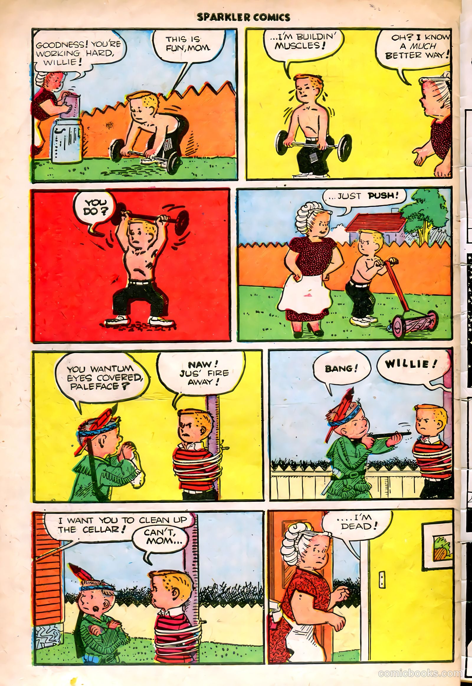 Sparkler Comics #95 (1950) — page 25 of 27
