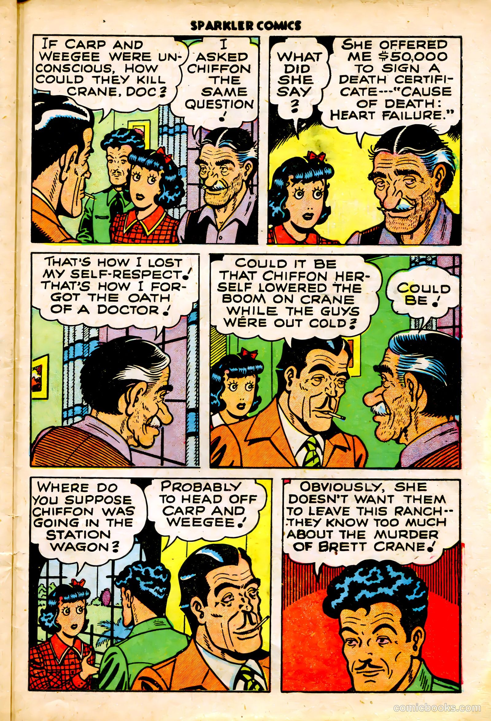 Sparkler Comics #96 (1950) — page 18 of 27