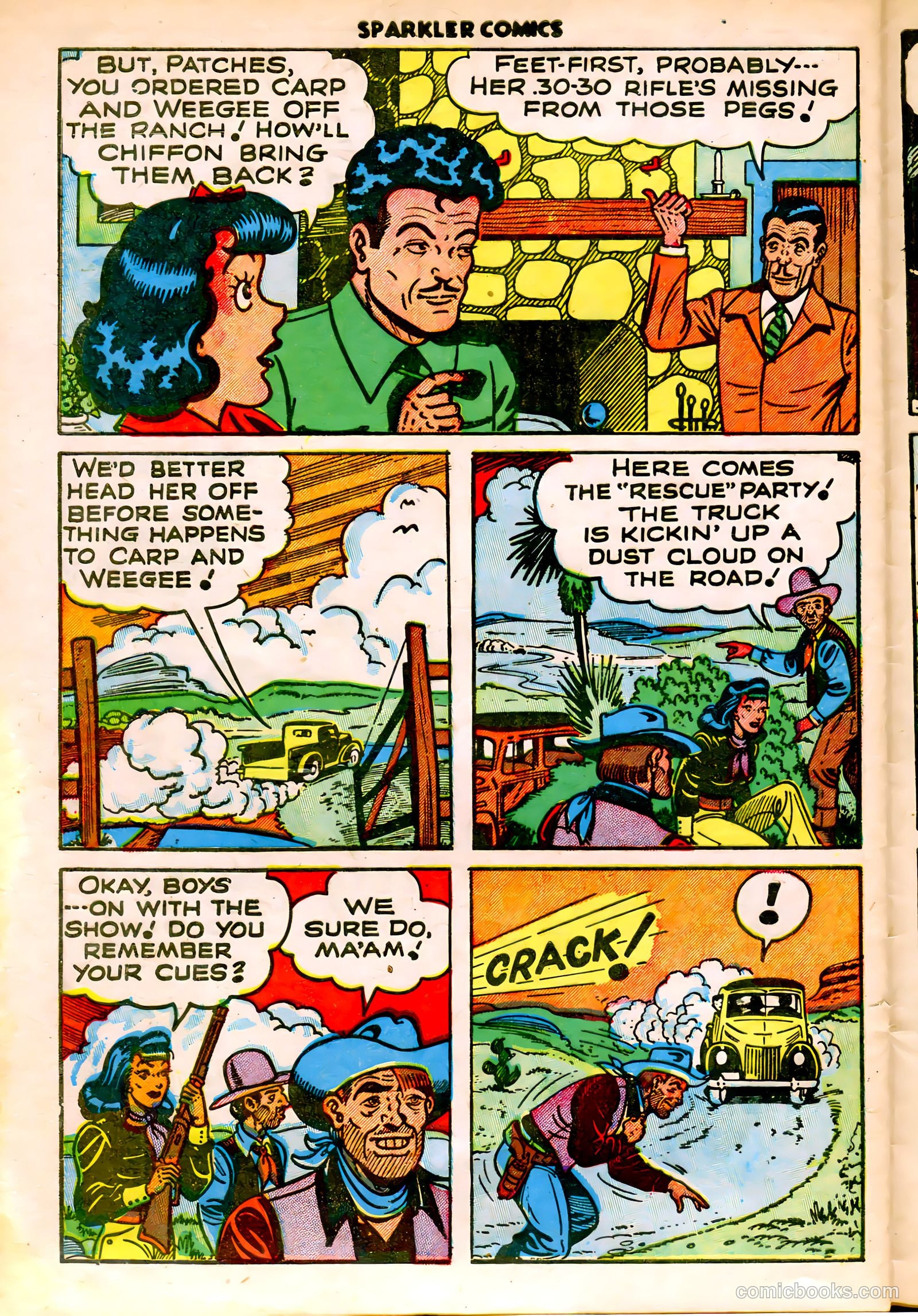Sparkler Comics #96 (1950) — page 19 of 27