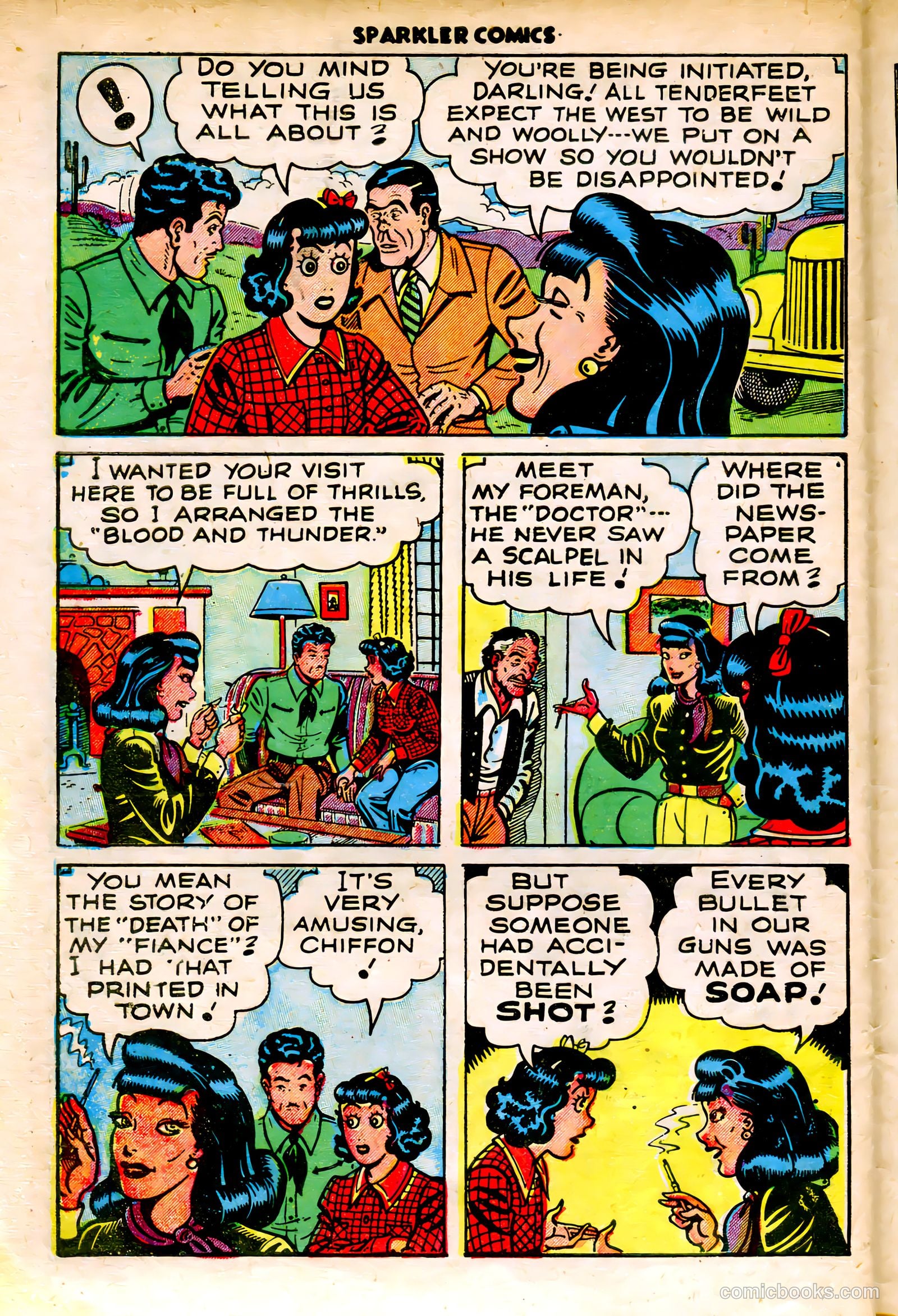 Sparkler Comics #96 (1950) — page 21 of 27