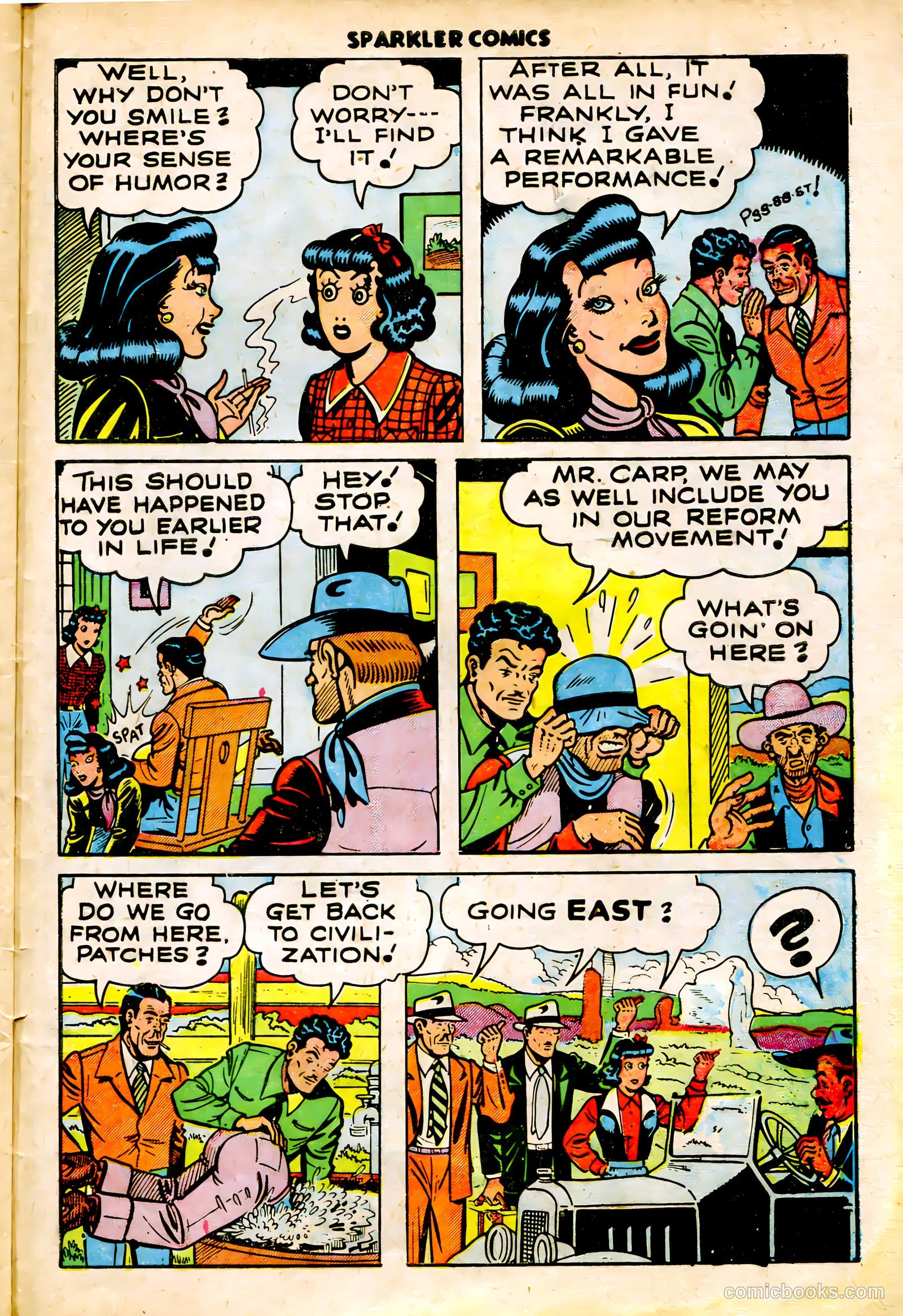 Sparkler Comics #96 (1950) — page 22 of 27