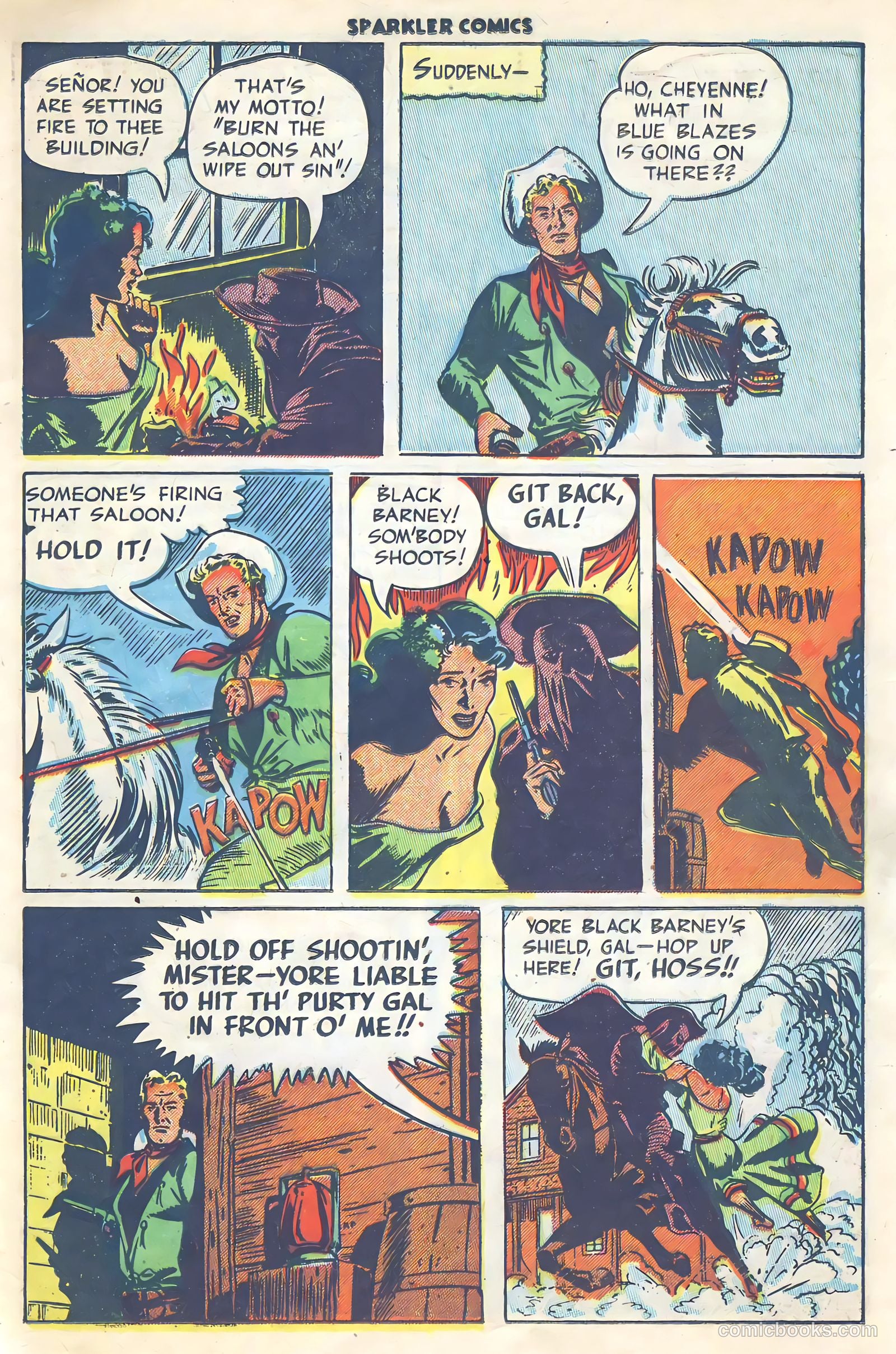 Sparkler Comics #97 (1951) — page 14 of 25