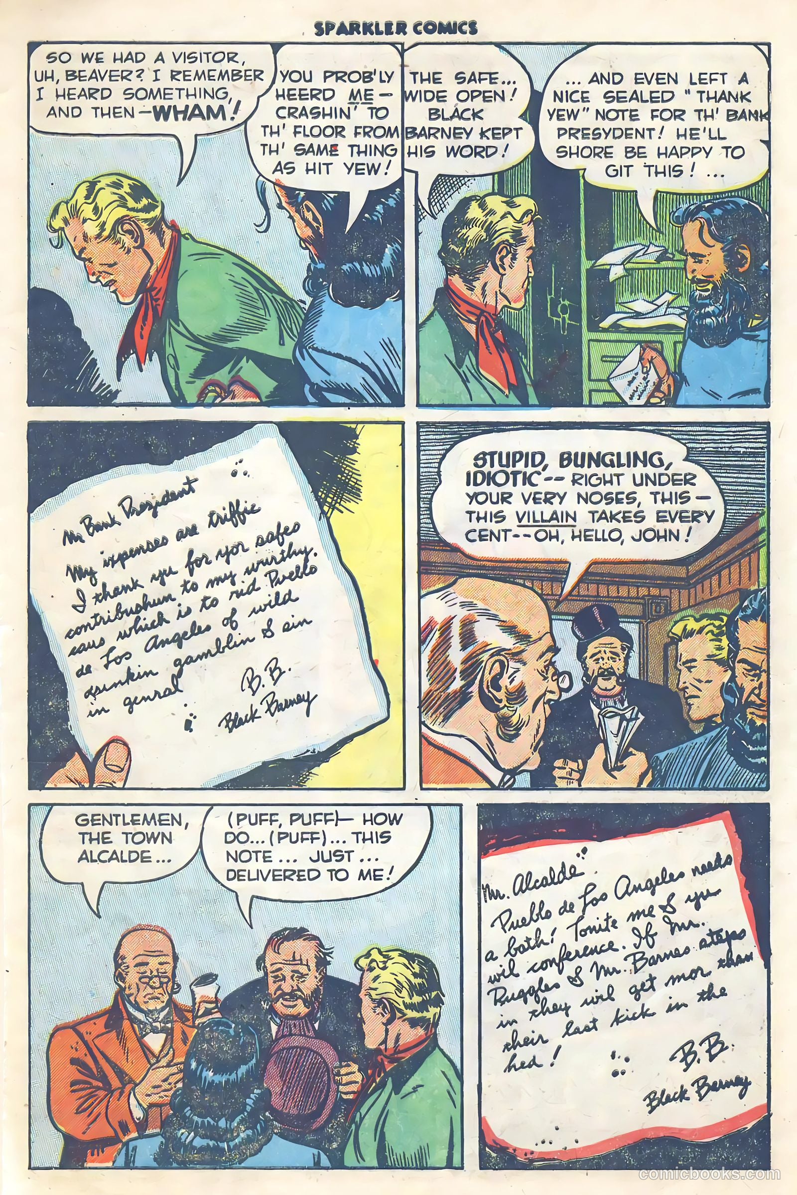 Sparkler Comics #97 (1951) — page 18 of 25