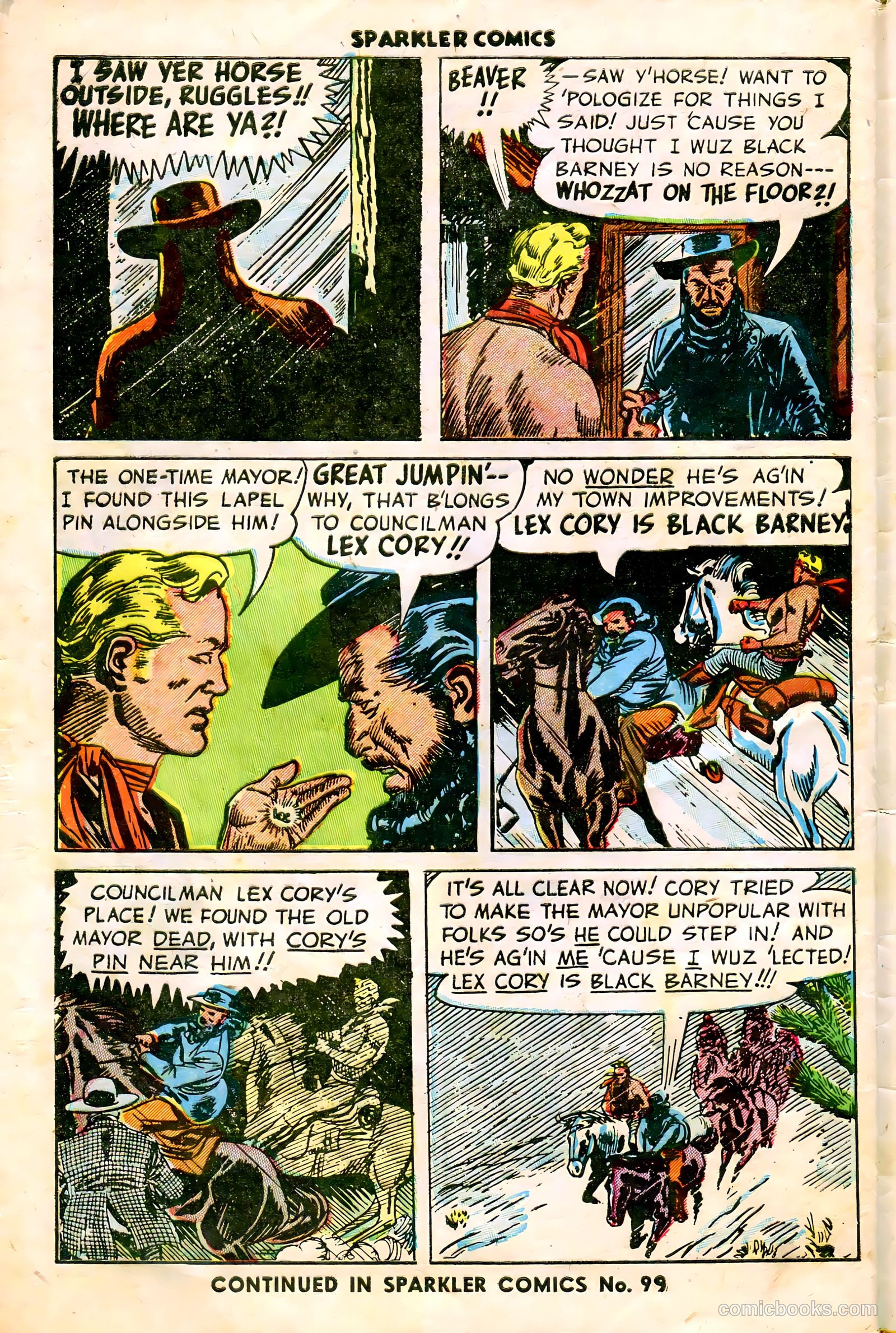 Sparkler Comics #98 (1951) — page 20 of 24