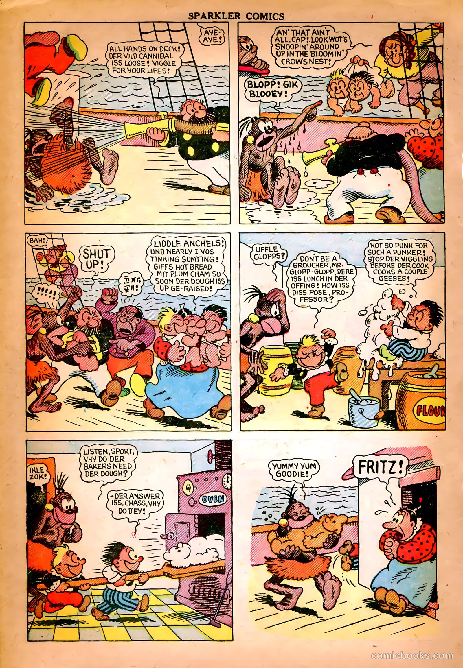 Sparkler Comics #99 (1951) — page 7 of 27
