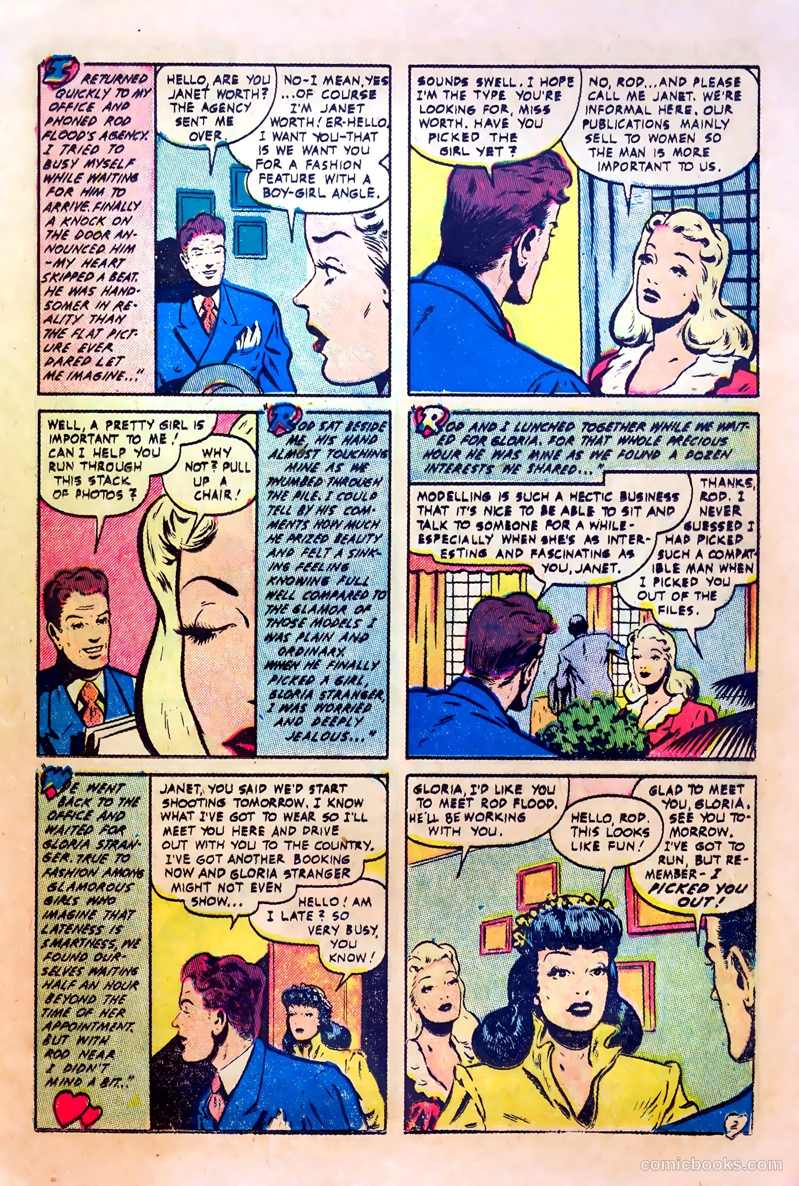 Sparkling Love #1 (1950) — page 21 of 36