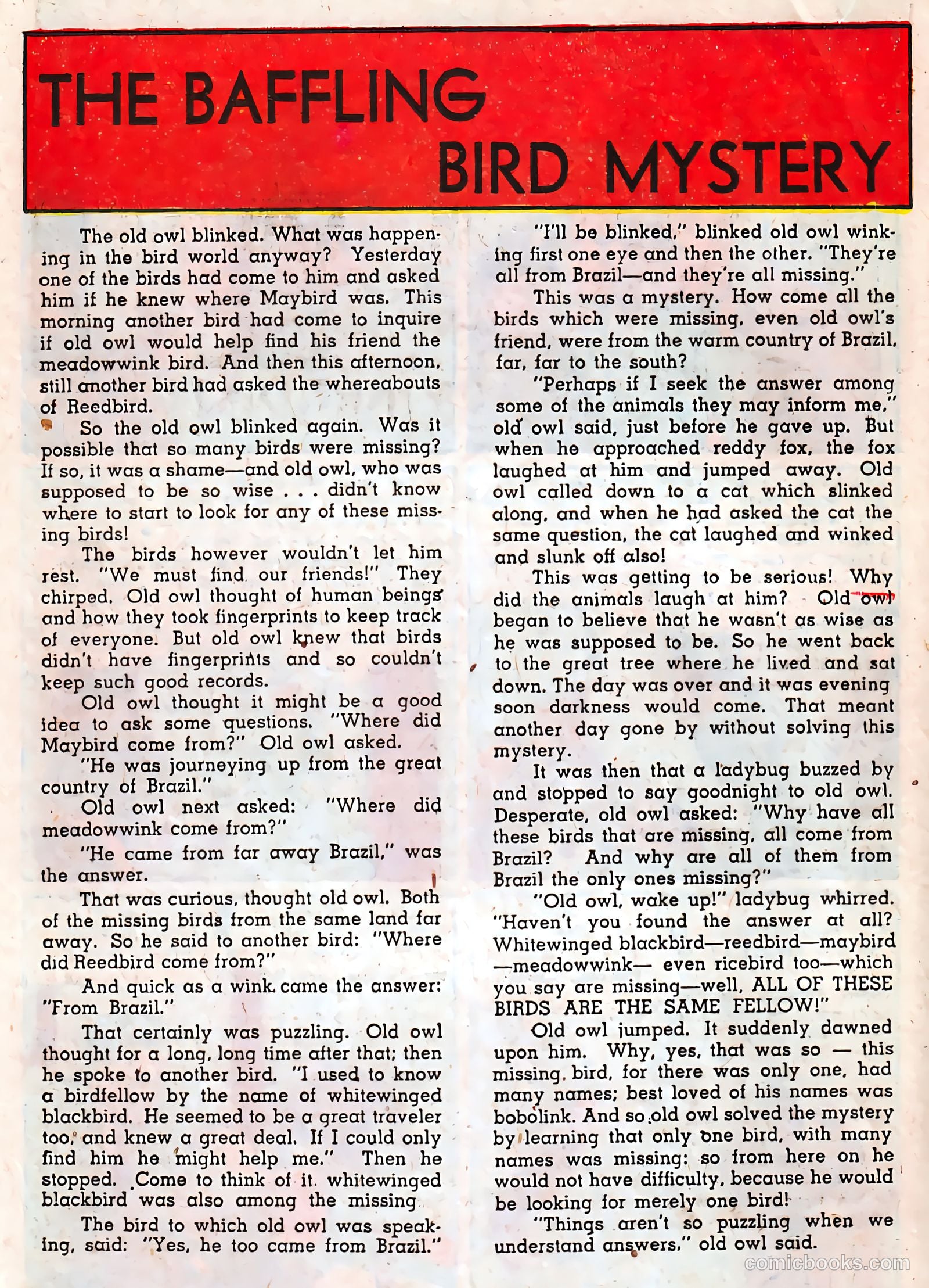 Sparkling Stars #12 (1946) — page 32 of 68