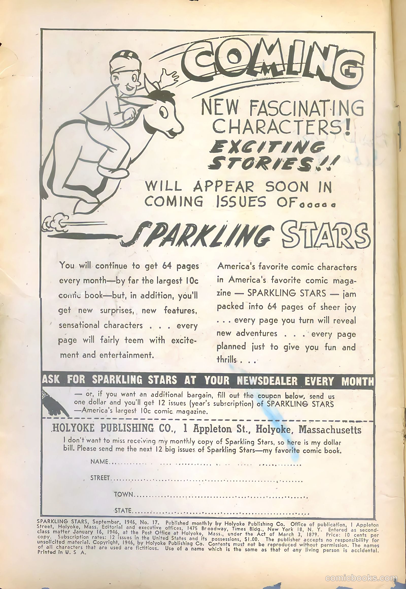 Sparkling Stars #17 (1946) — page 2 of 68