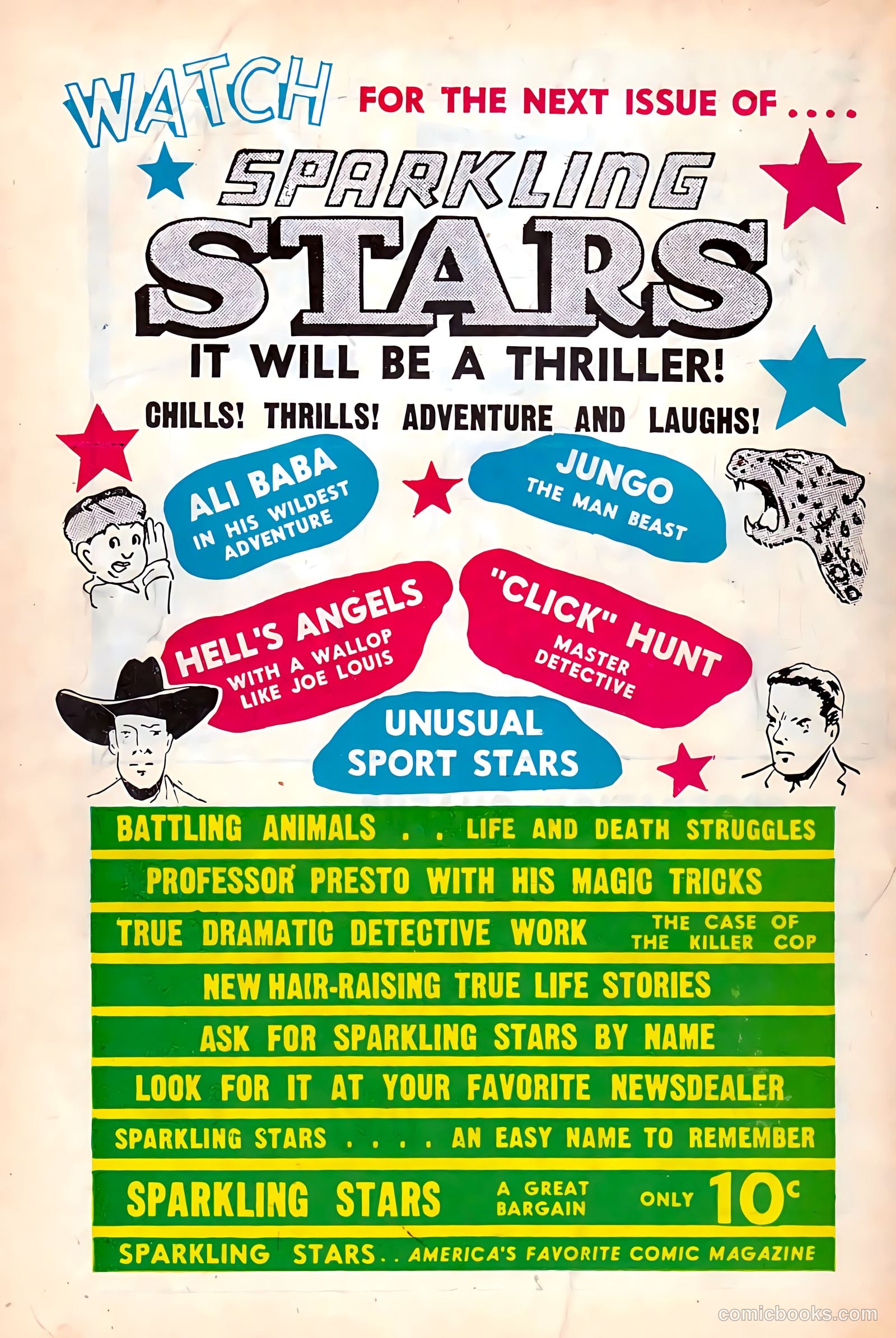 Sparkling Stars #18 (1946) — page 68 of 68