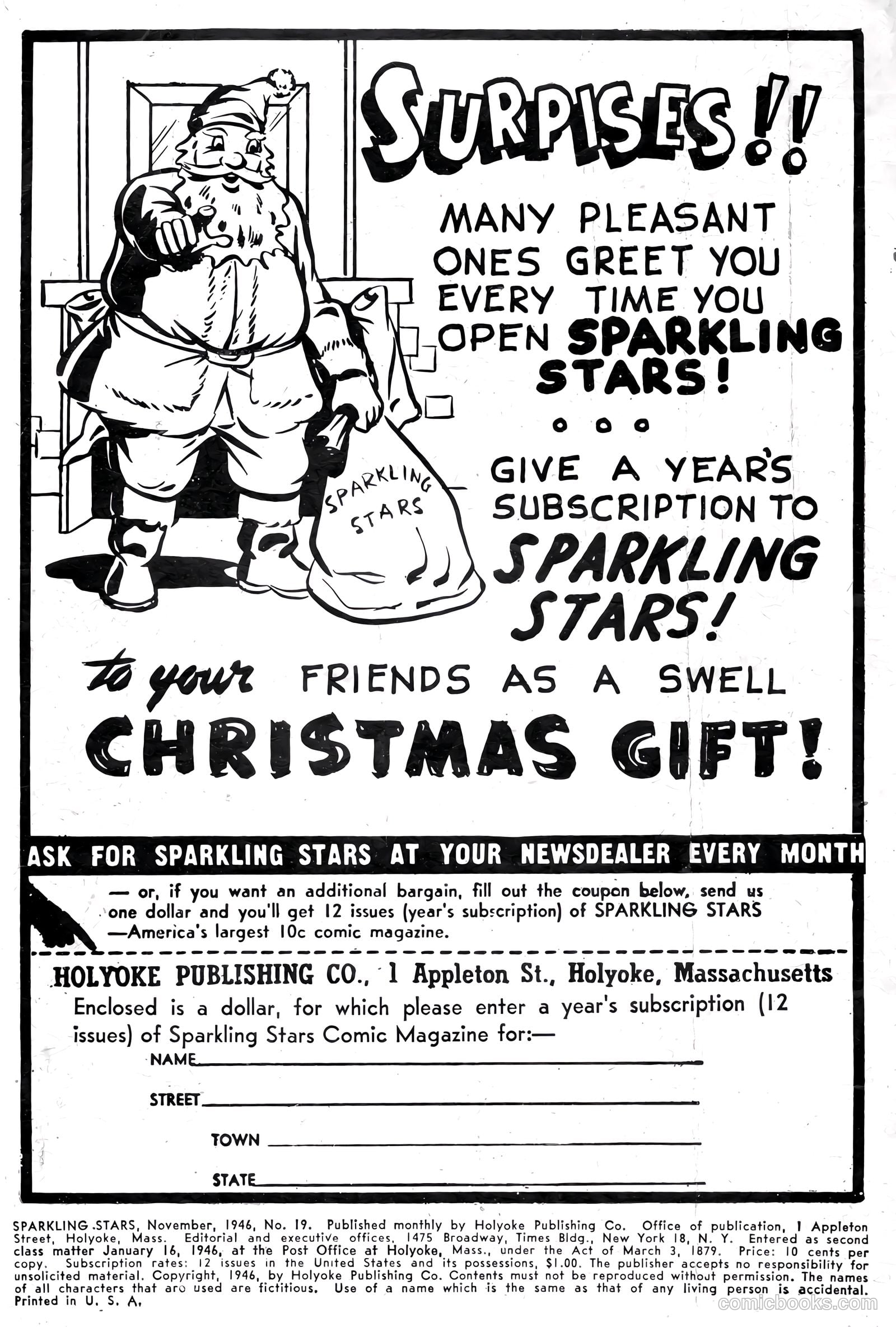 Sparkling Stars #19 (1946) — page 2 of 68