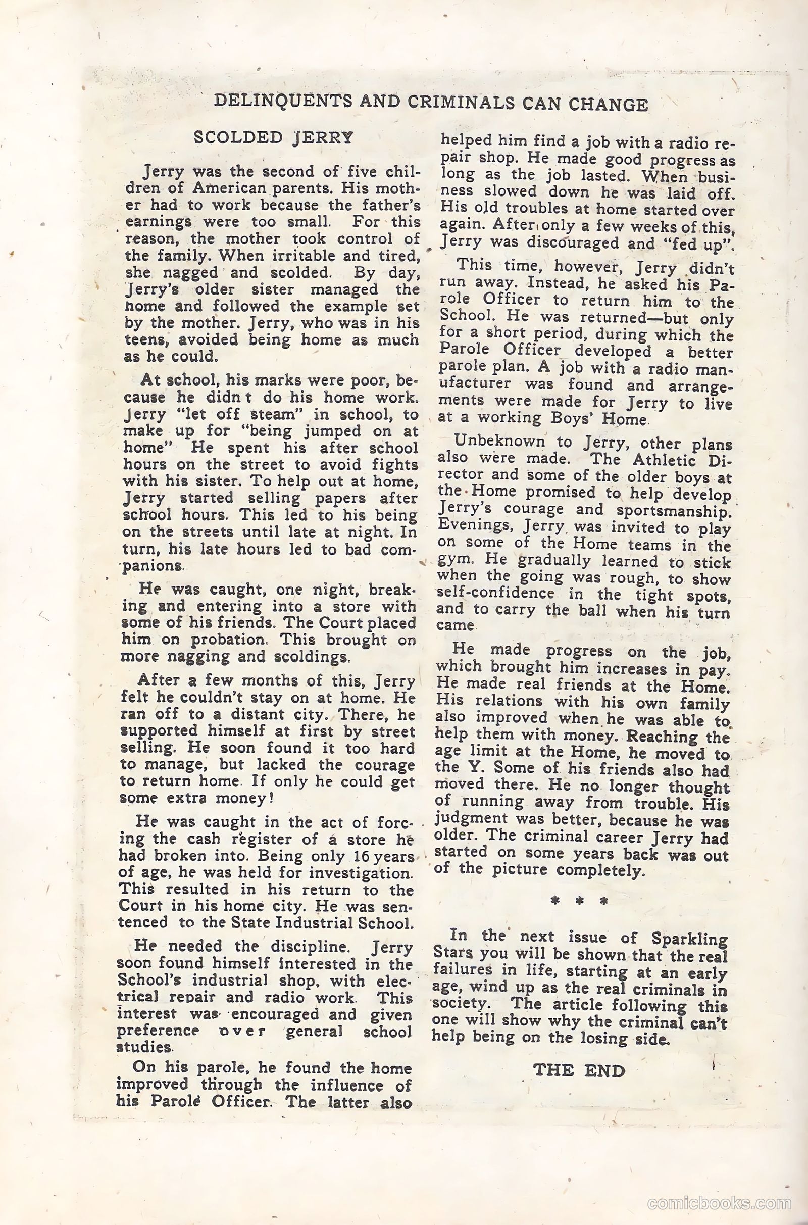 Sparkling Stars #33 (1948) — page 12 of 68