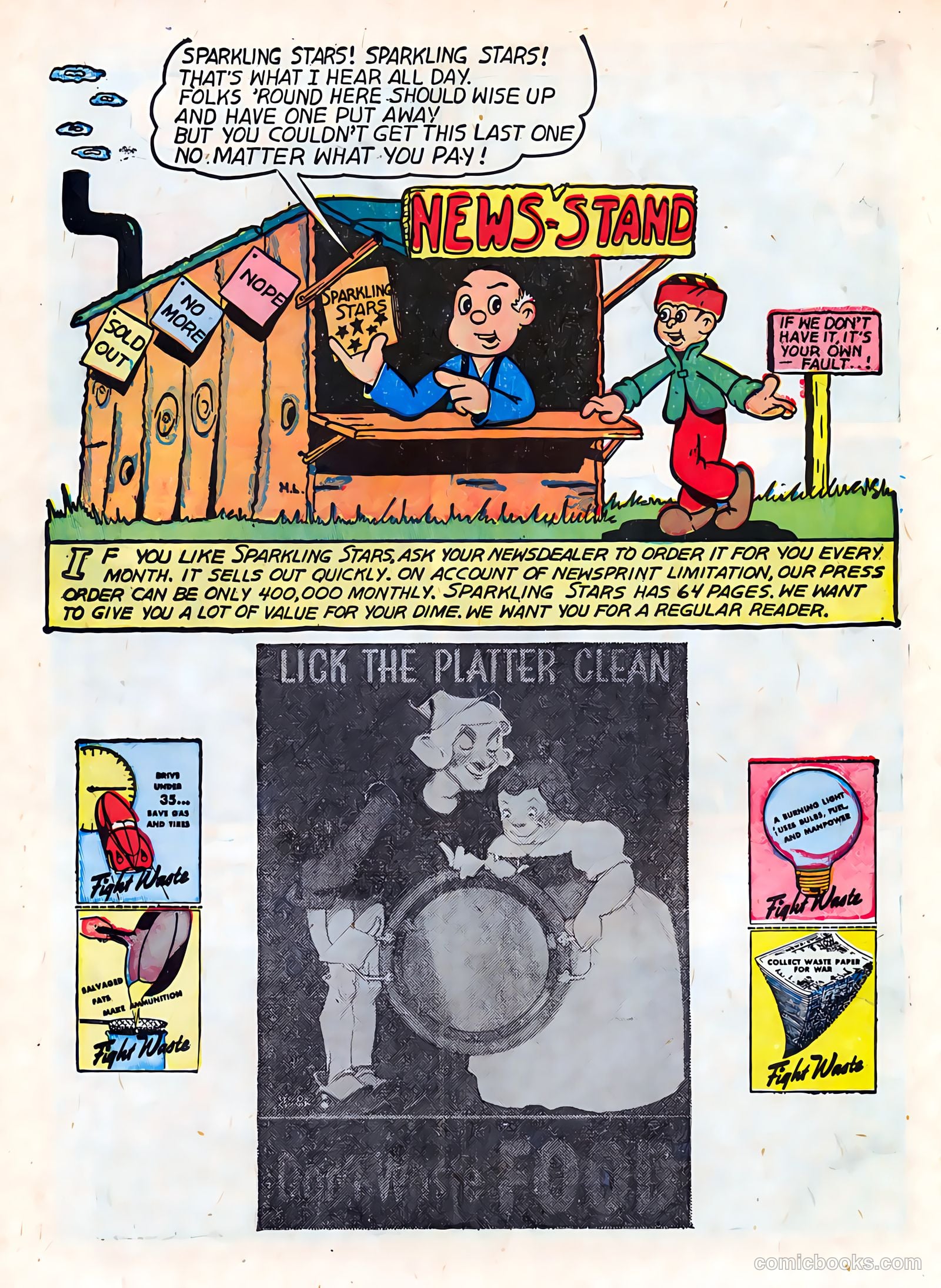 Sparkling Stars #6 (1944) — page 44 of 68