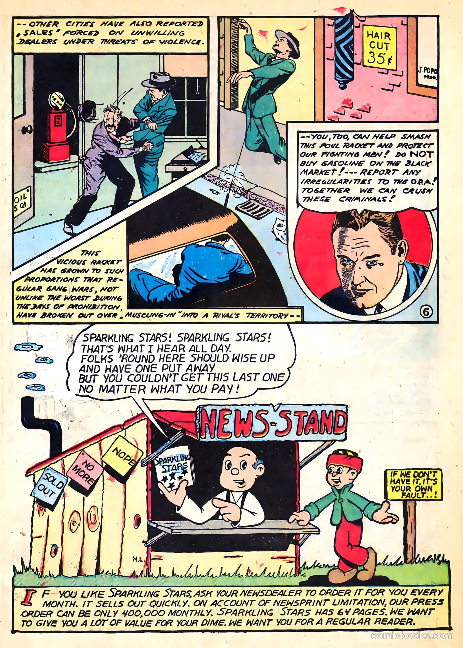 Sparkling Stars #9 (1945) — page 23 of 68