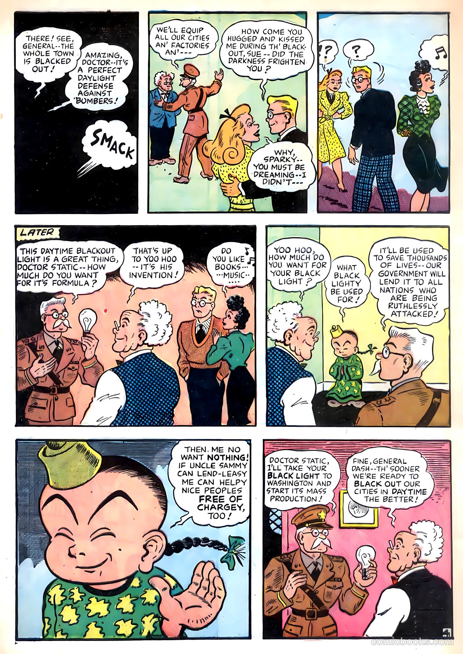 Sparky Watts #1 (1942) — page 6 of 68