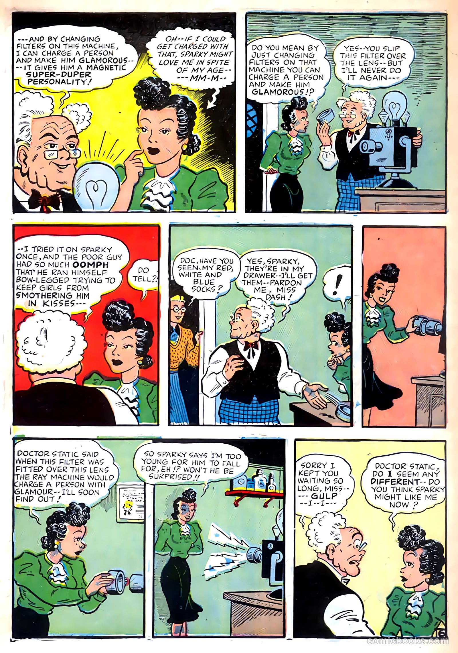 Sparky Watts #1 (1942) — page 8 of 68