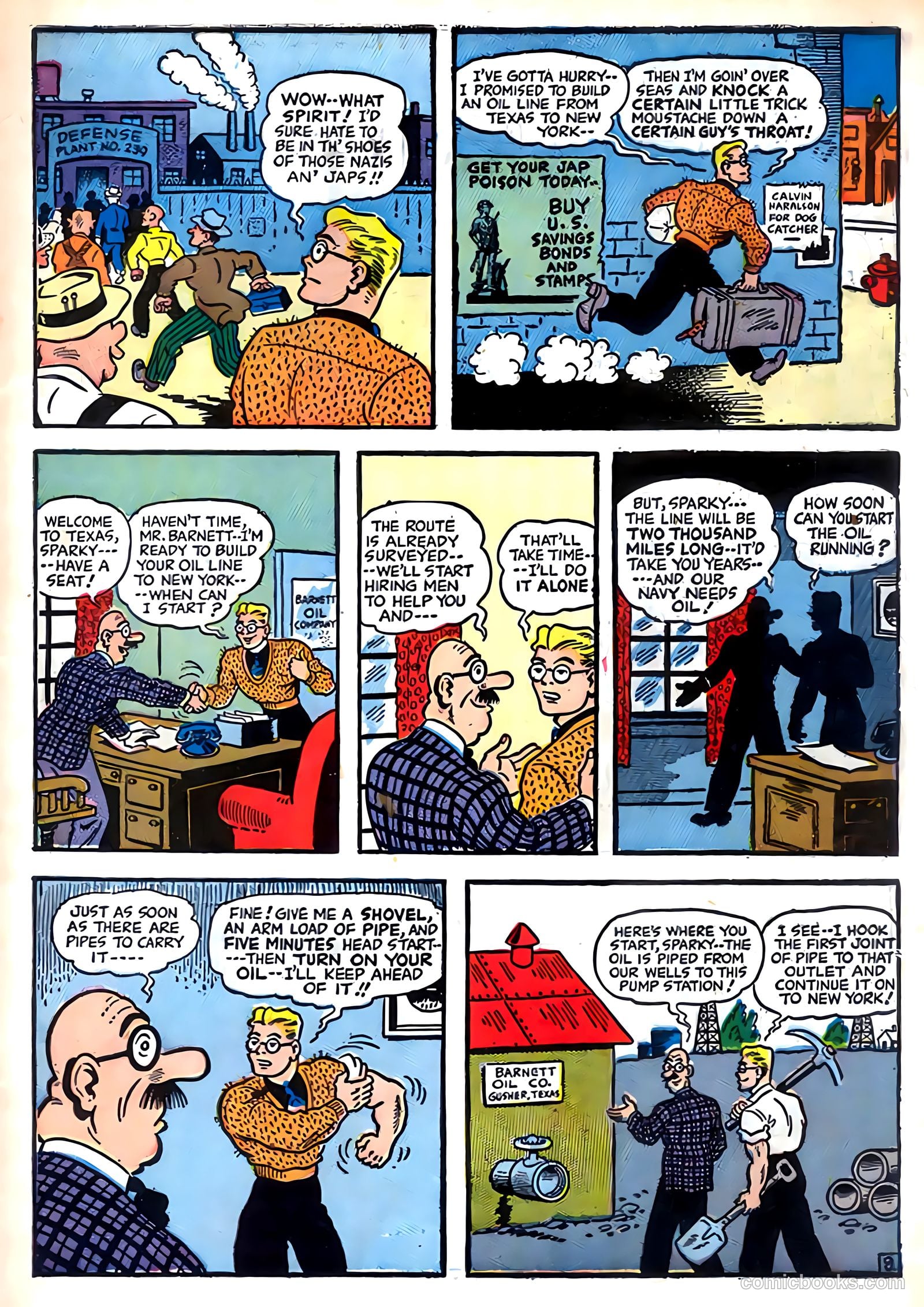 Sparky Watts #1 (1942) — page 11 of 68