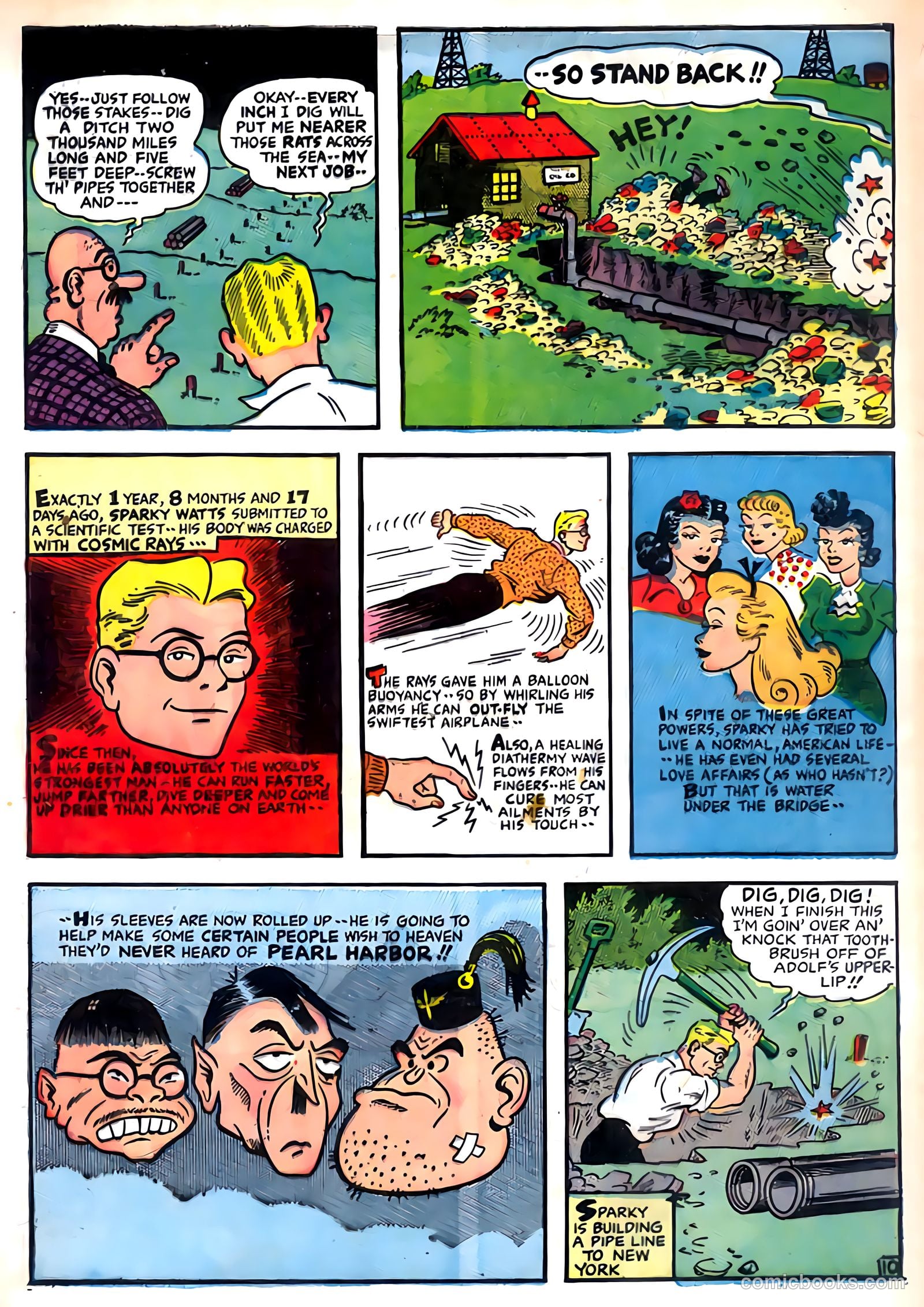 Sparky Watts #1 (1942) — page 12 of 68